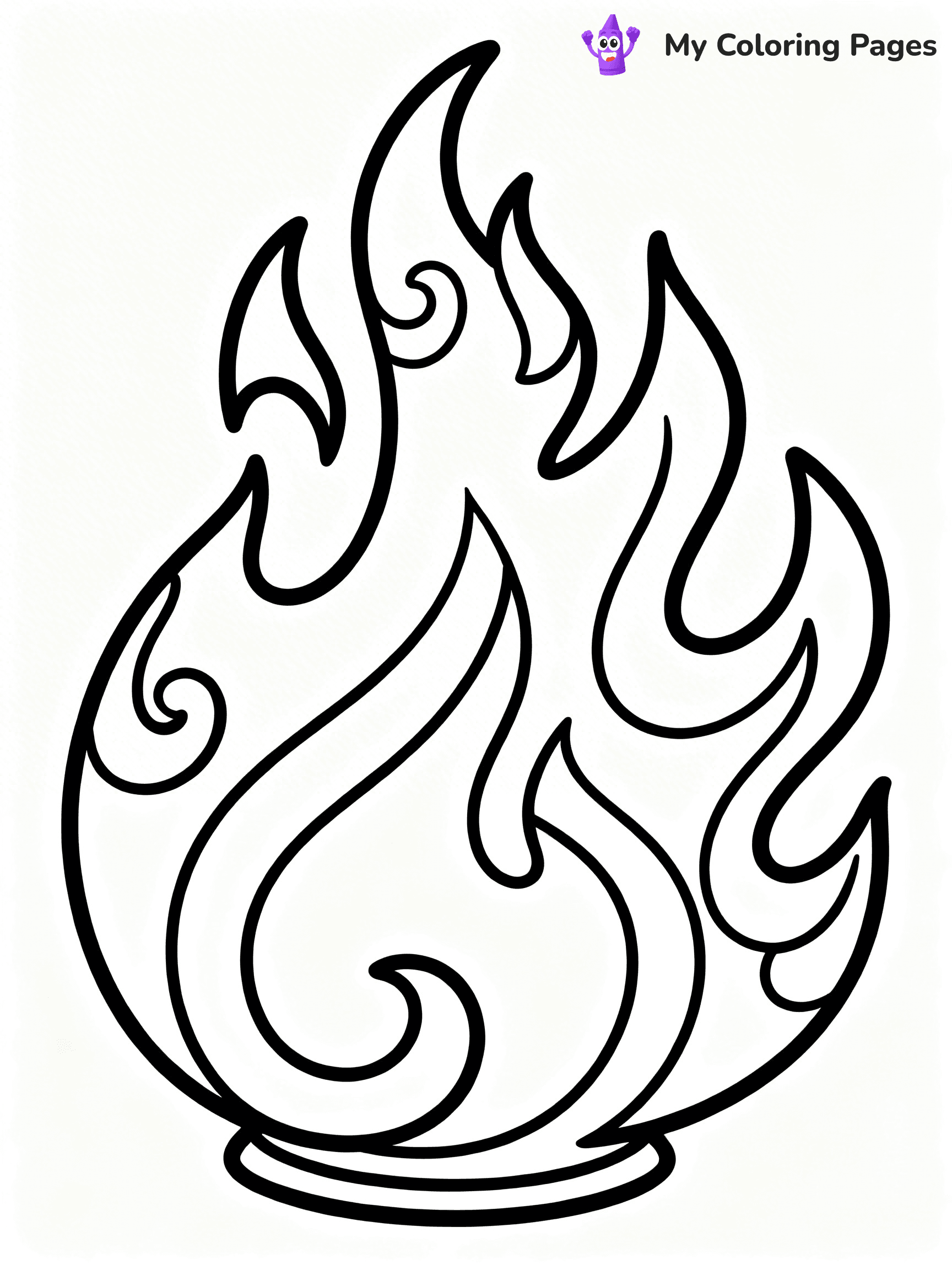 Flame Coloring Pages - 33