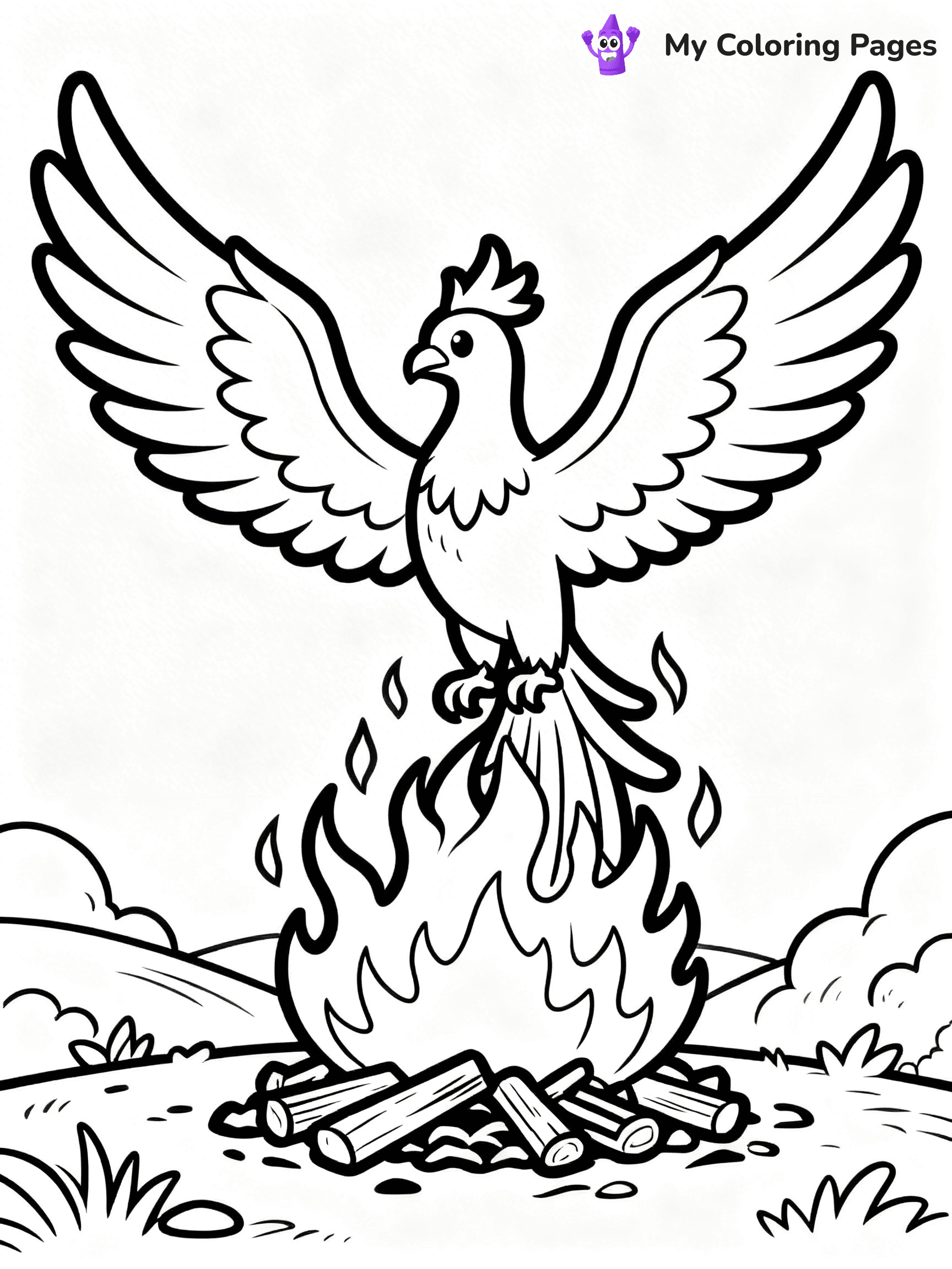 Flame Coloring Pages - 23