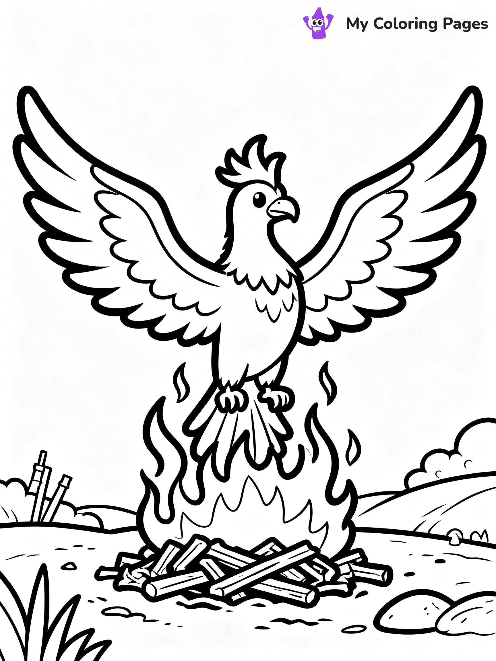 Flame Coloring Pages - 22