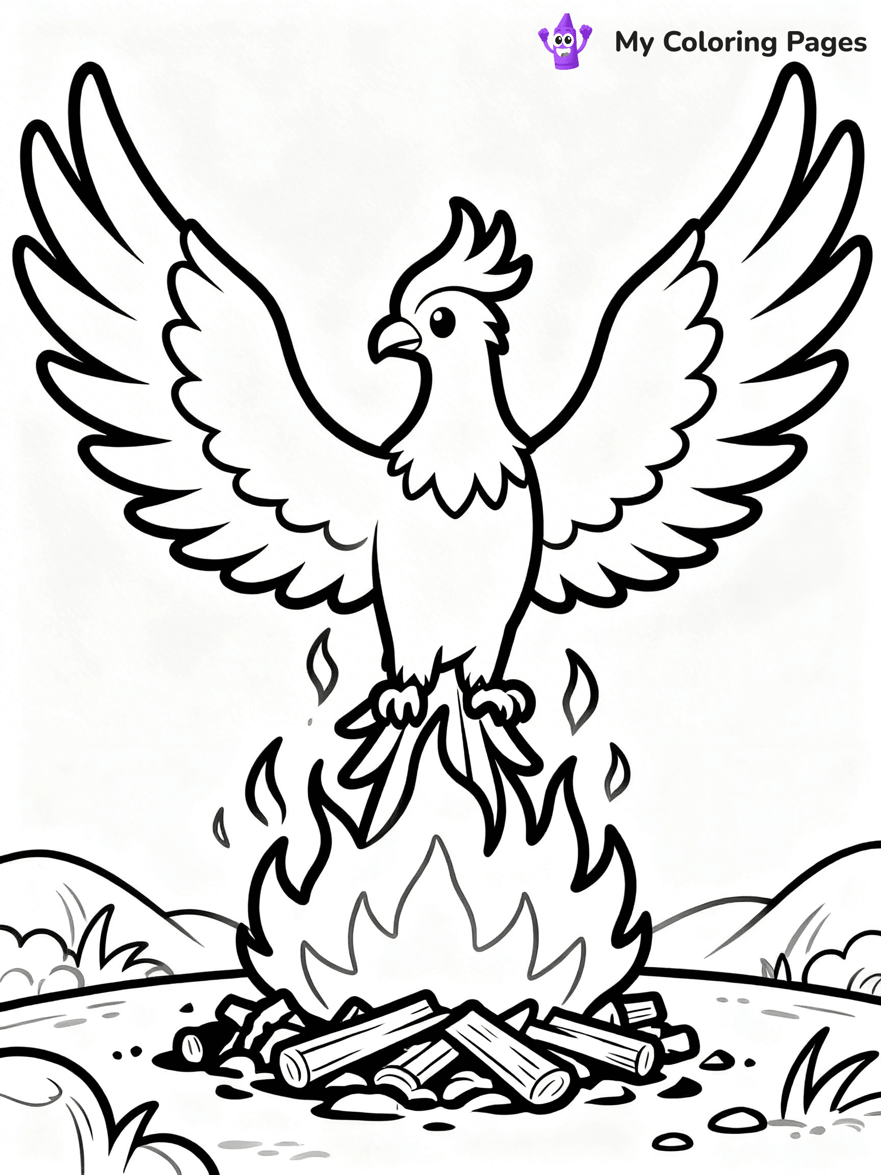 Flame Coloring Pages - 21