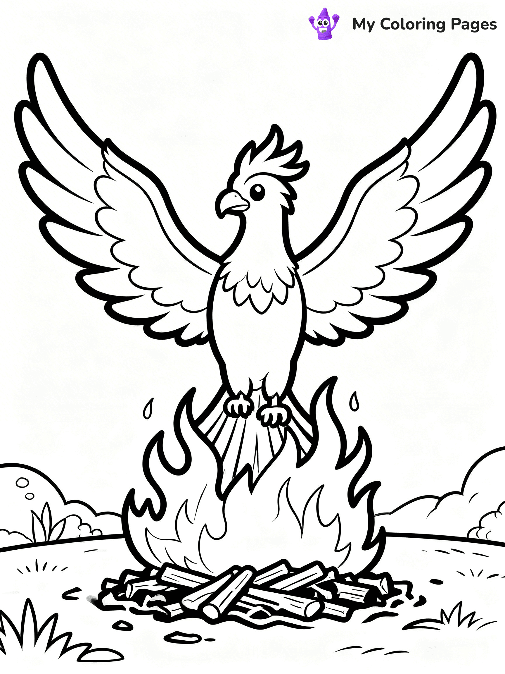 Flame Coloring Pages - 20