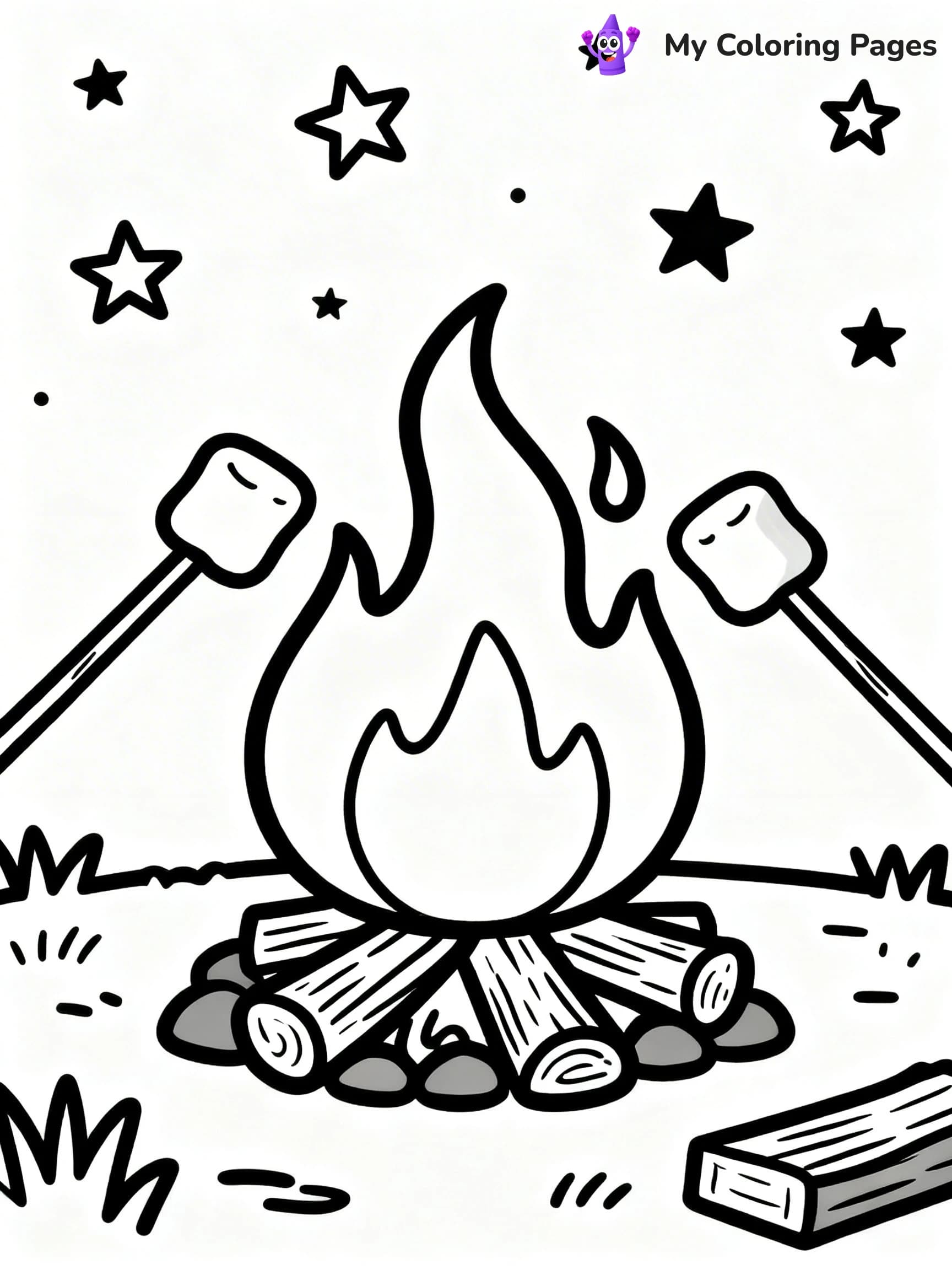 Flame Coloring Pages - 19