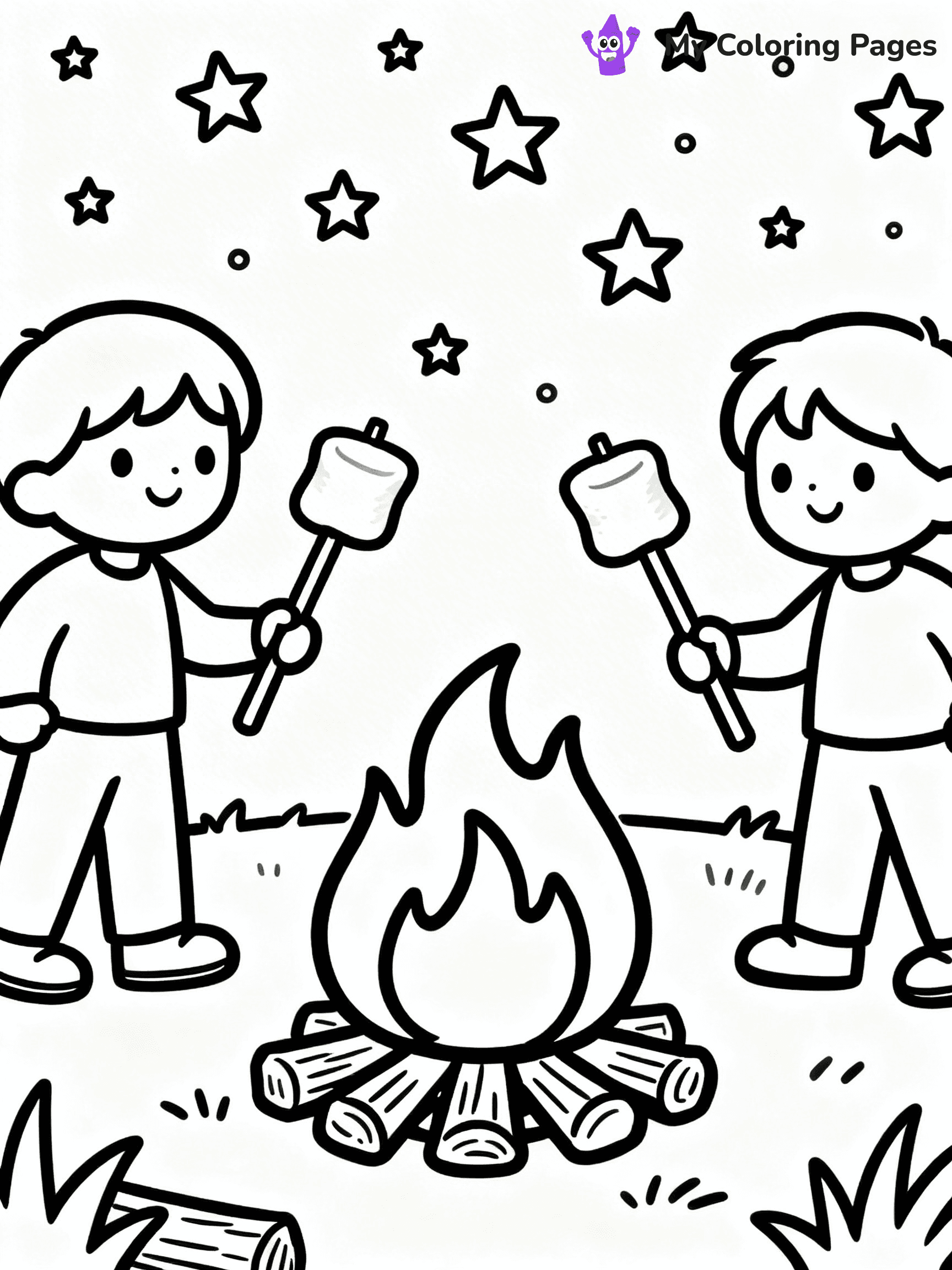 Flame Coloring Pages - 18