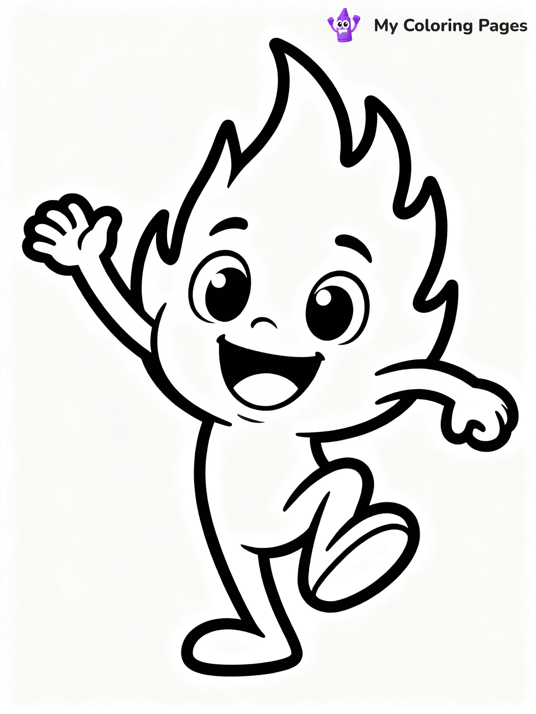 Flame Coloring Pages - 11
