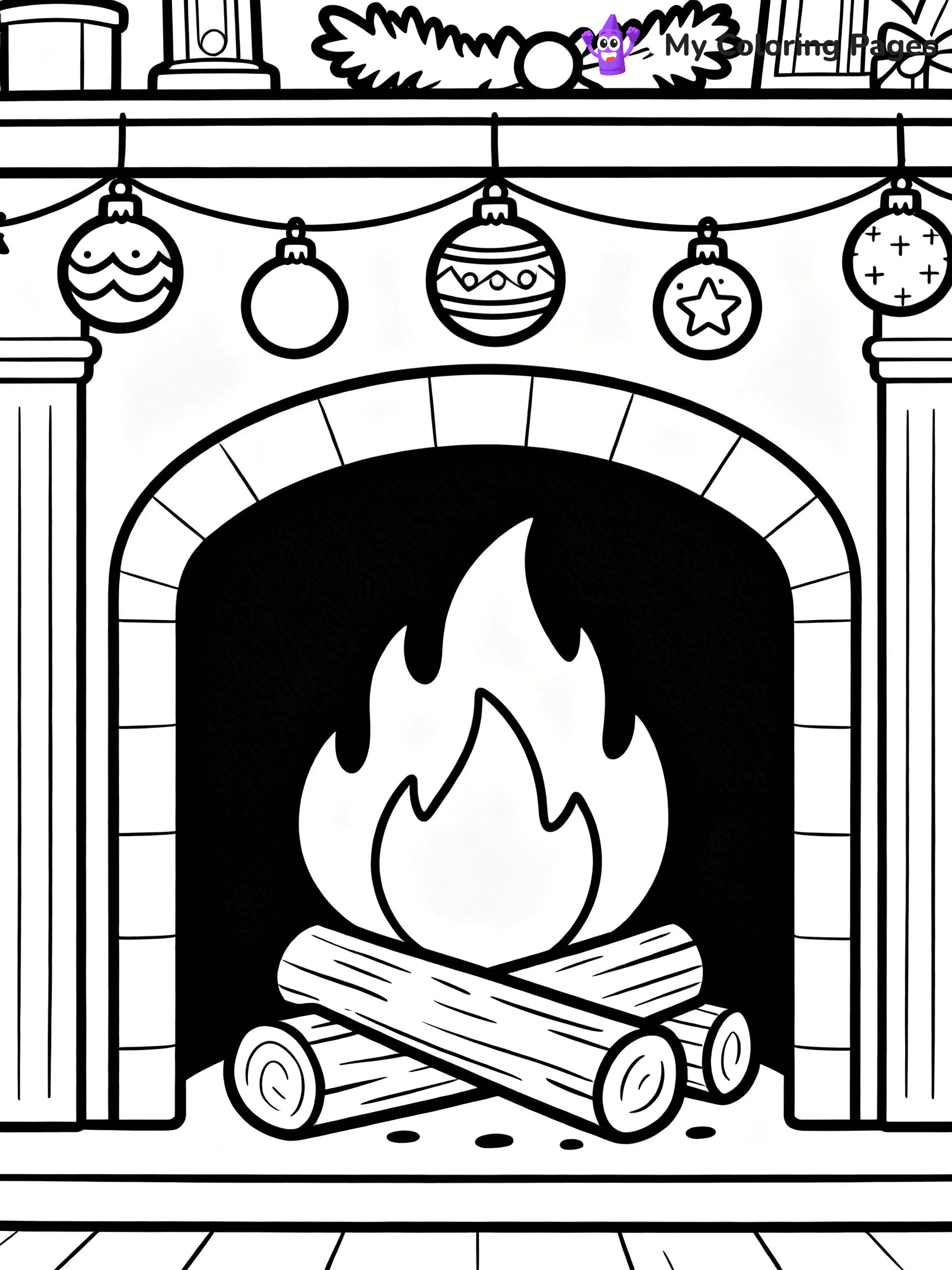 Flame Coloring Pages - 7