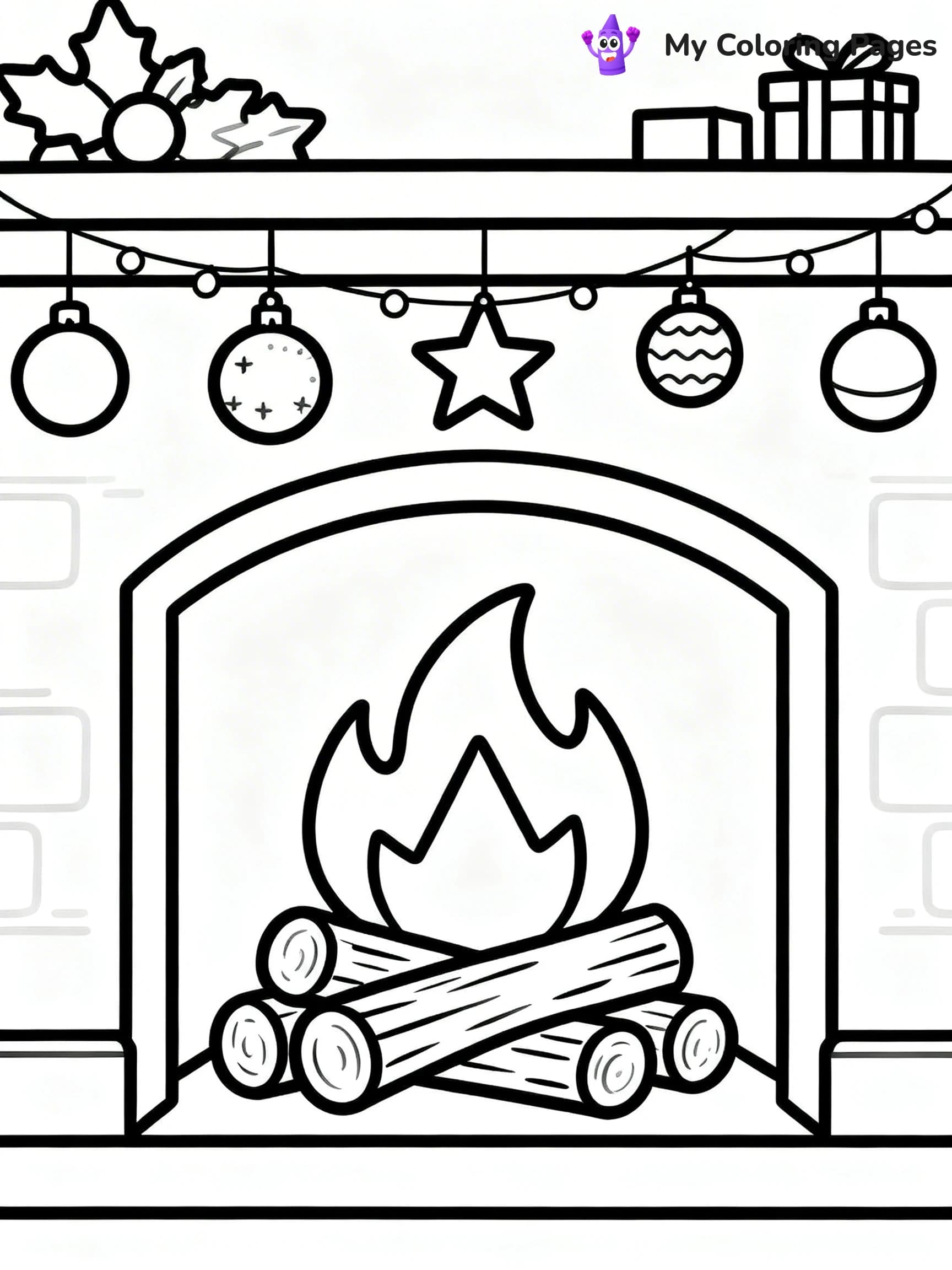 Flame Coloring Pages - 4