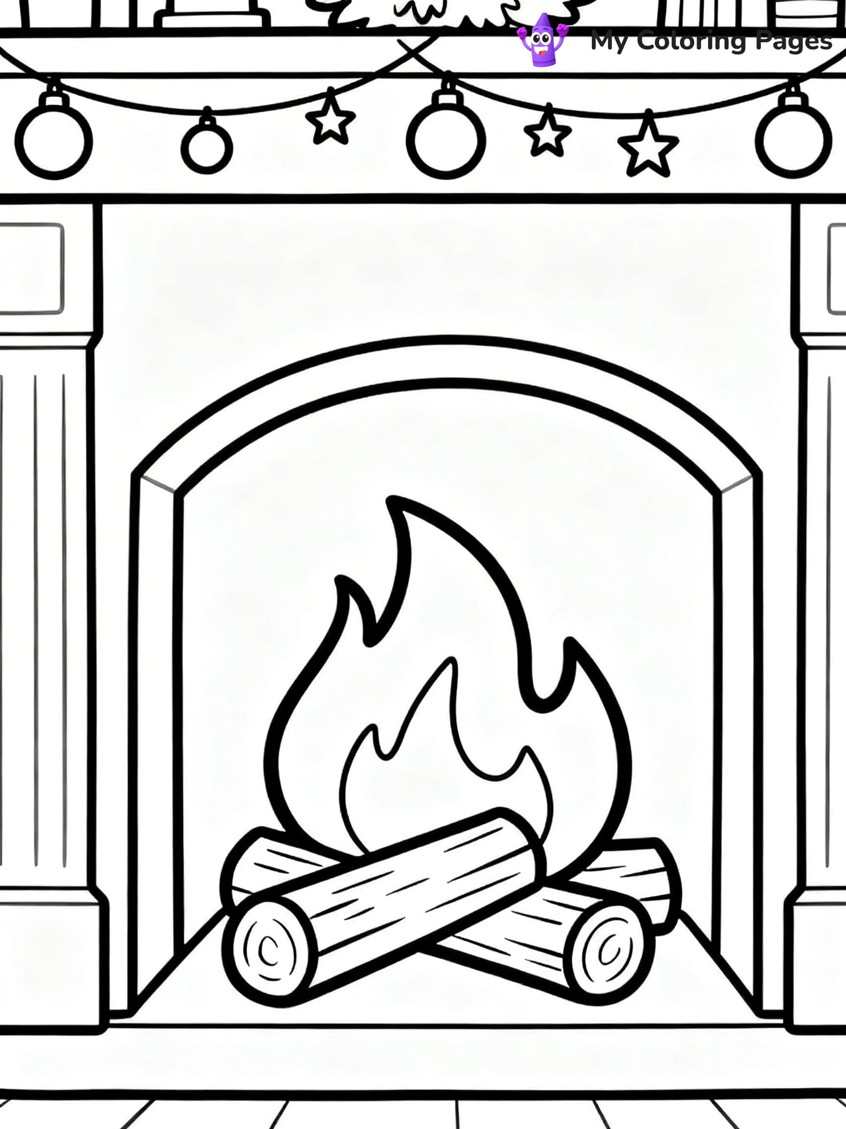 Flame Coloring Pages - 2