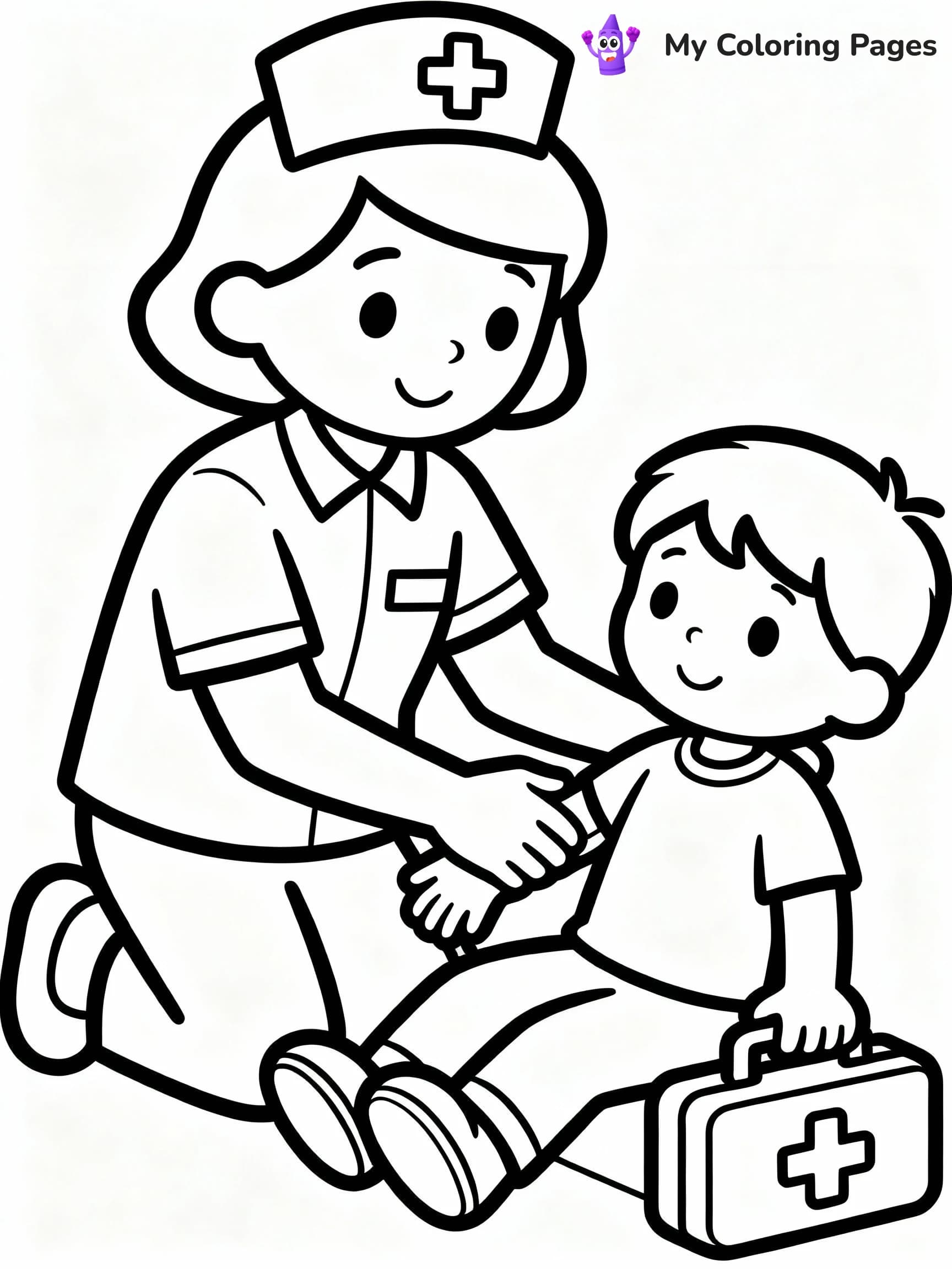 Ambulance Coloring Pages - 13
