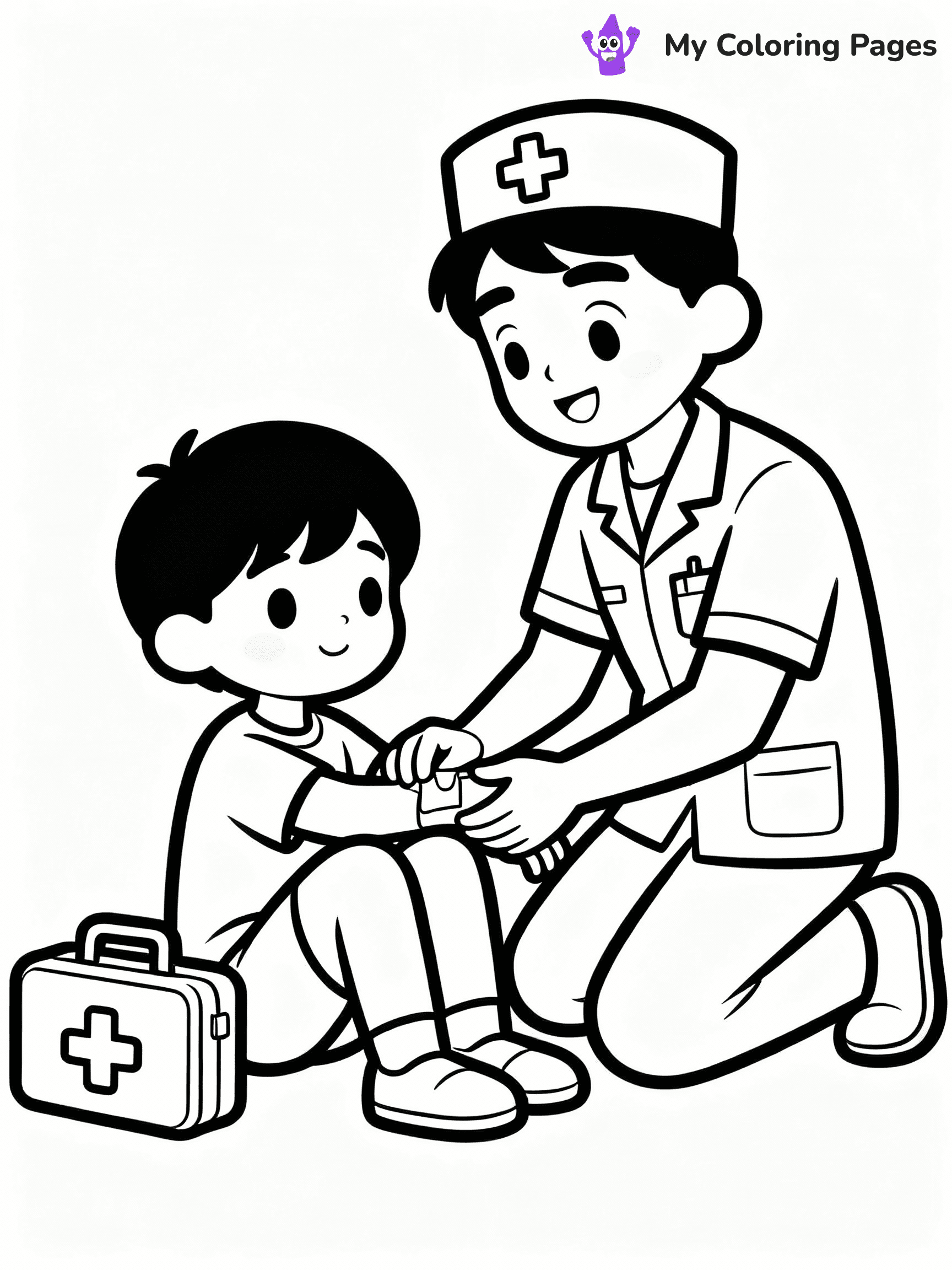 Ambulance Coloring Pages - 9