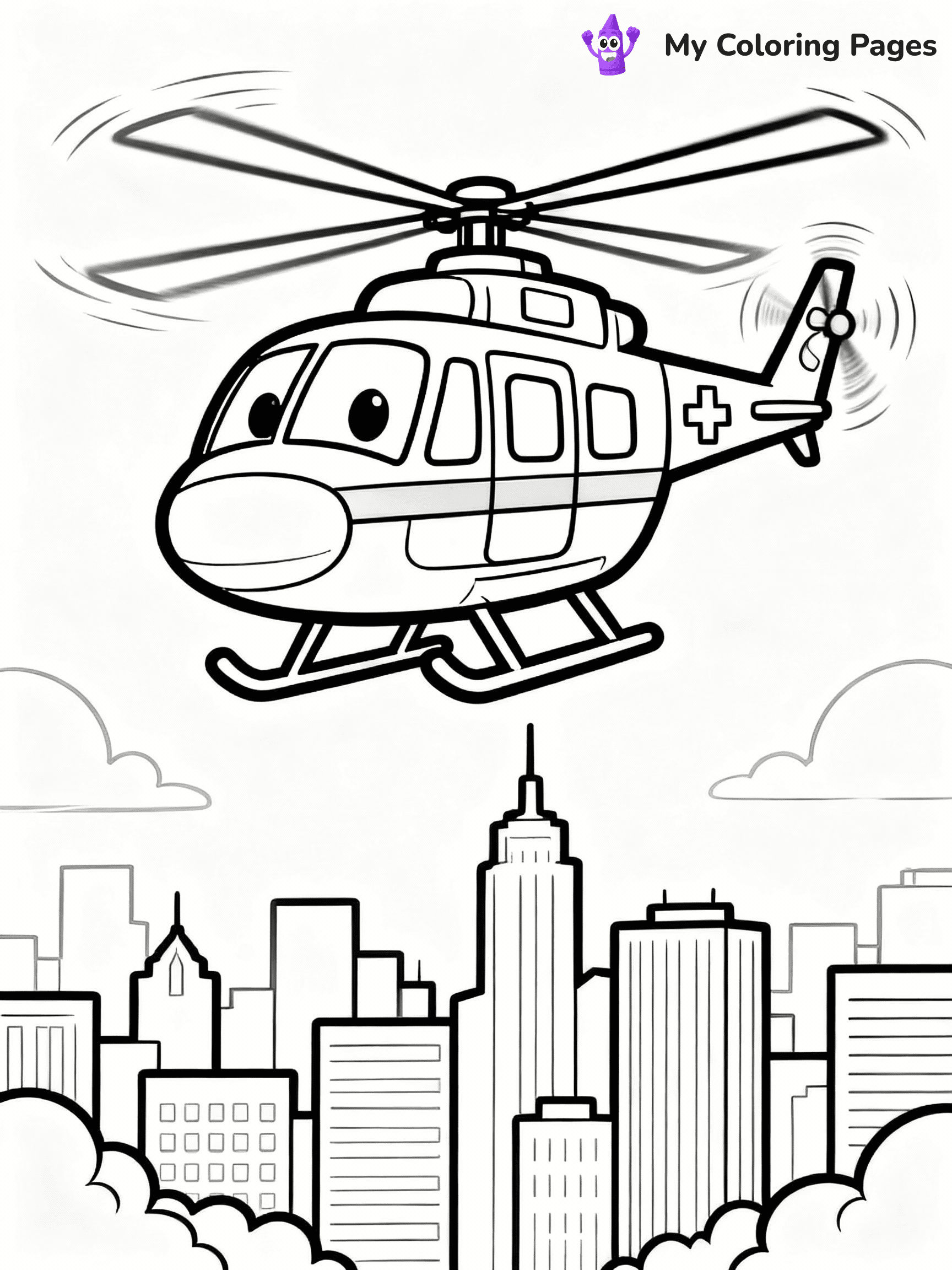 Ambulance Coloring Pages - 7