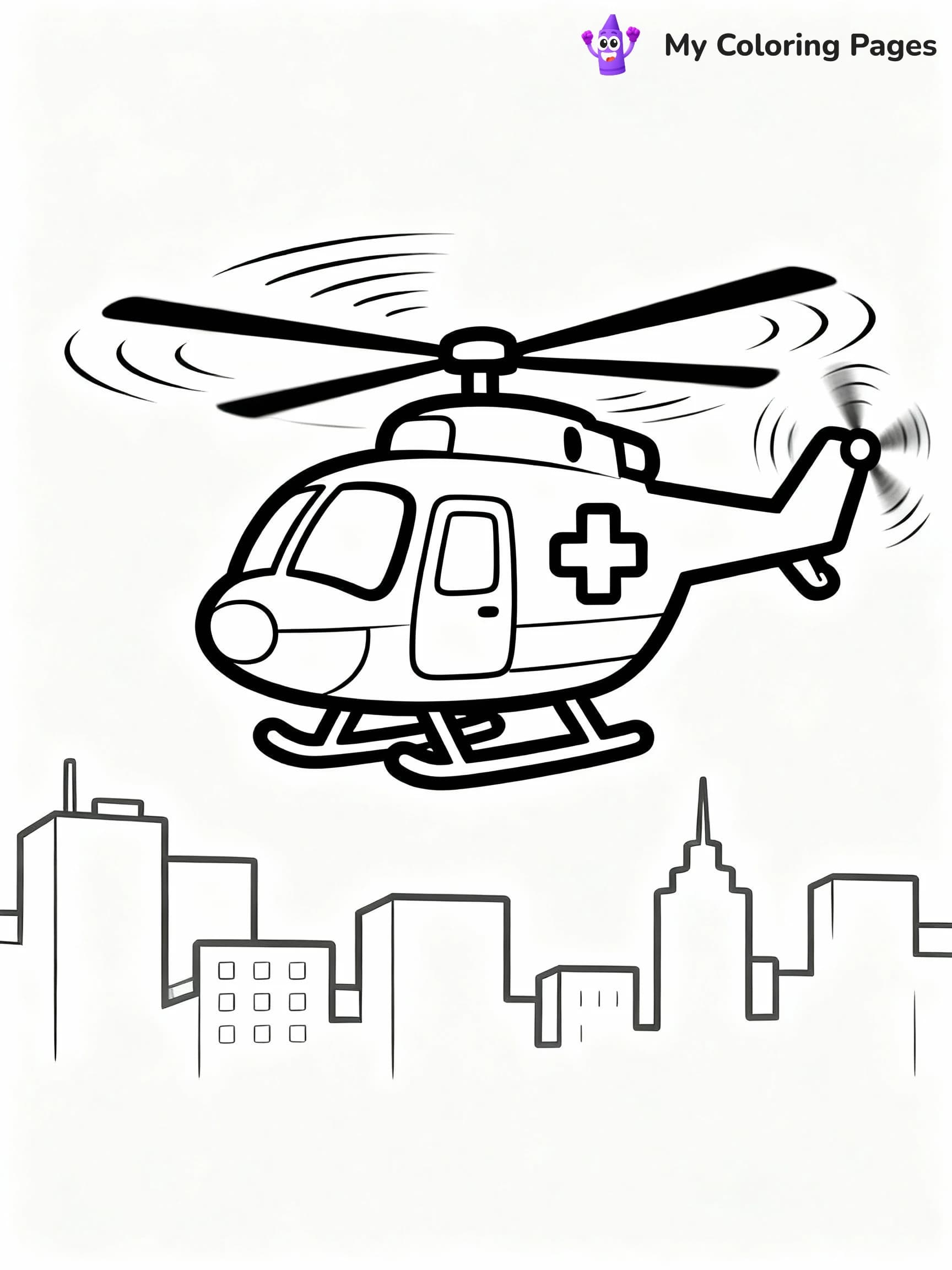 Ambulance Coloring Pages - 3