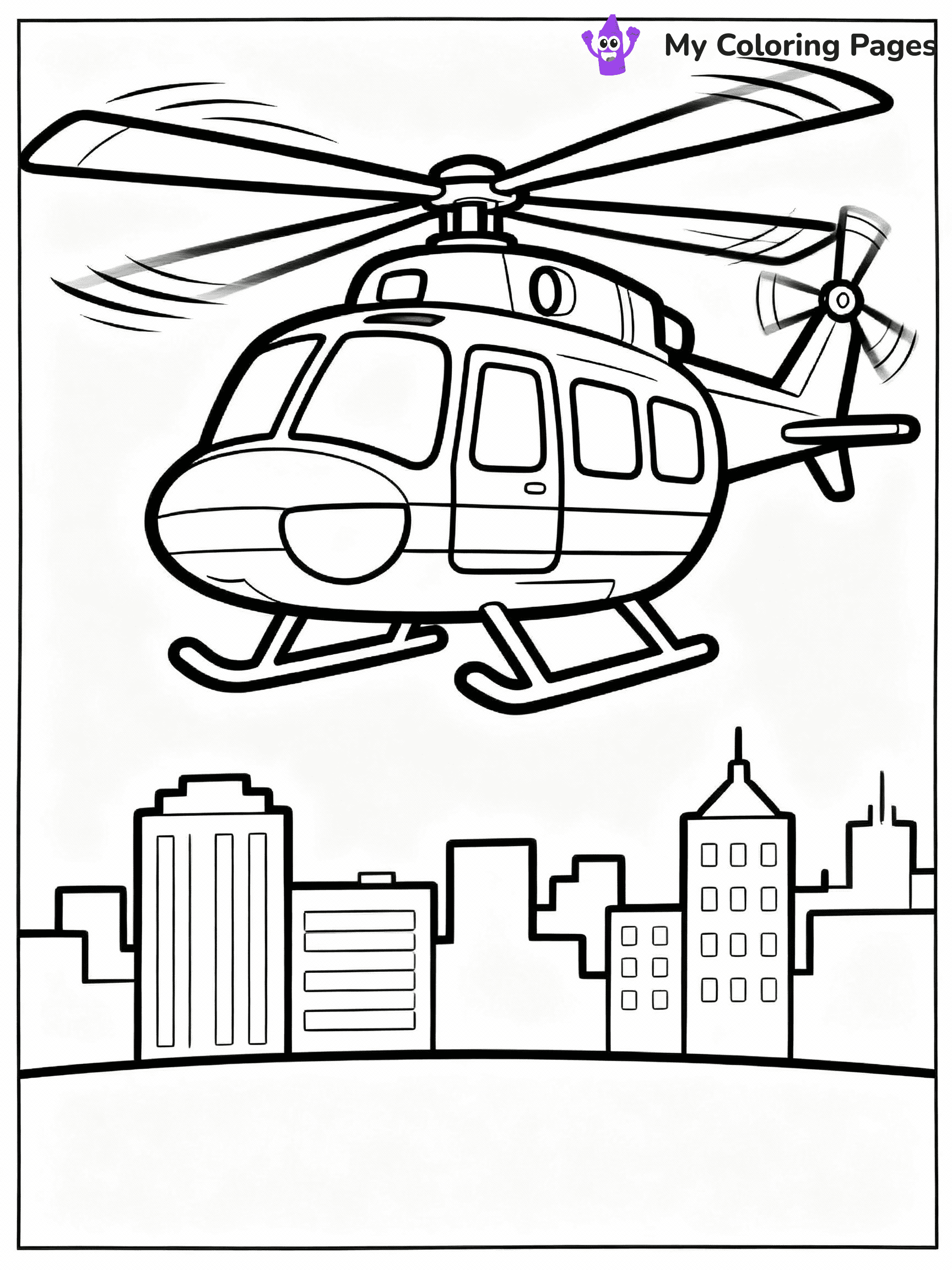 Ambulance Coloring Pages - 1