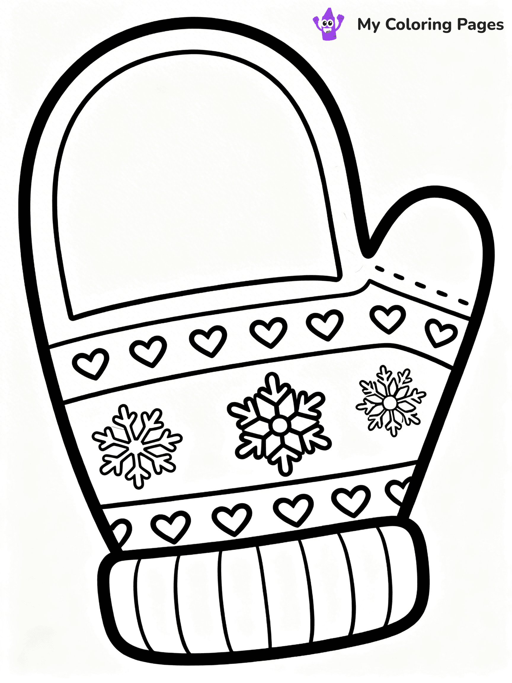 Mitten Coloring Pages - 51