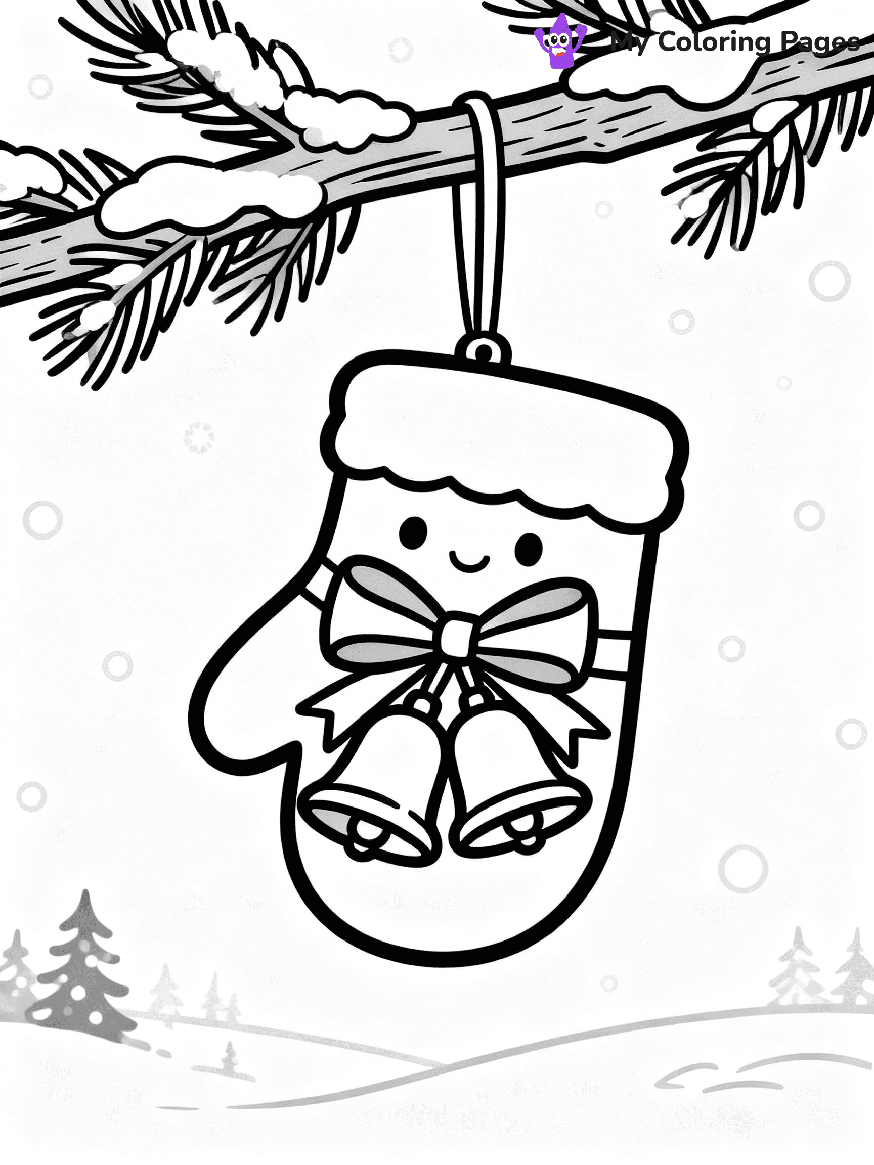 Mitten Coloring Pages - 33