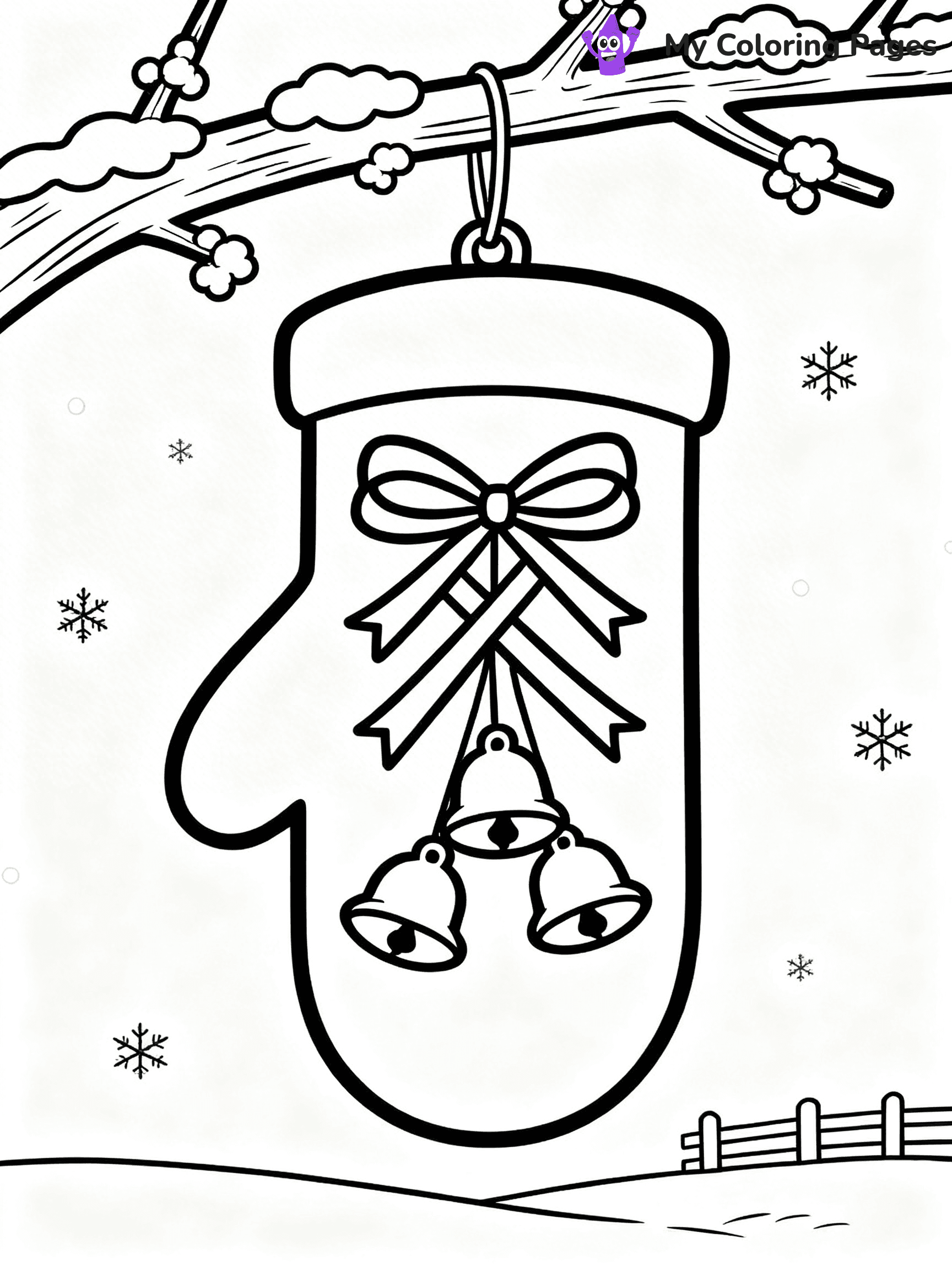 Mitten Coloring Pages - 30