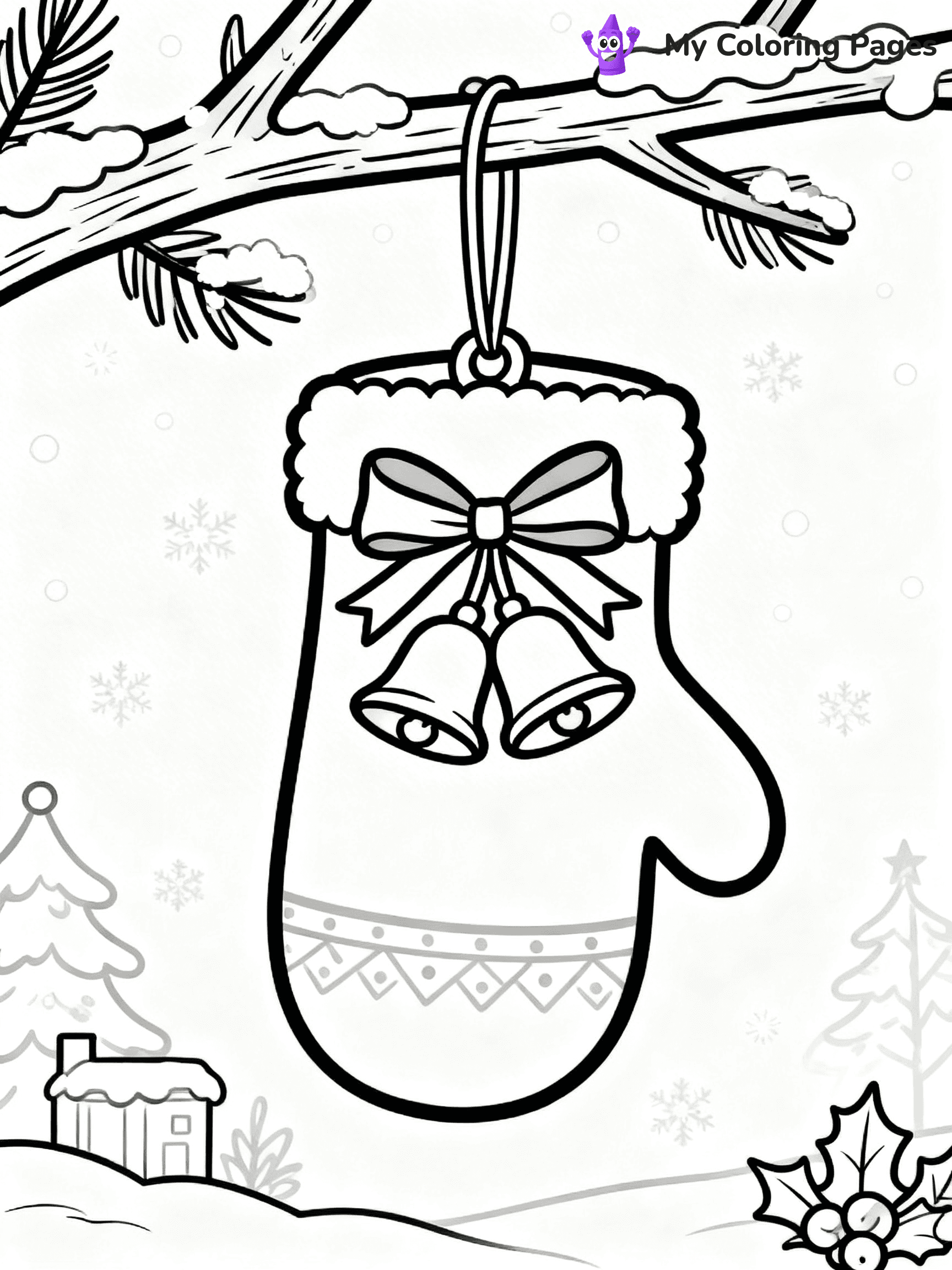 Mitten Coloring Pages - 28