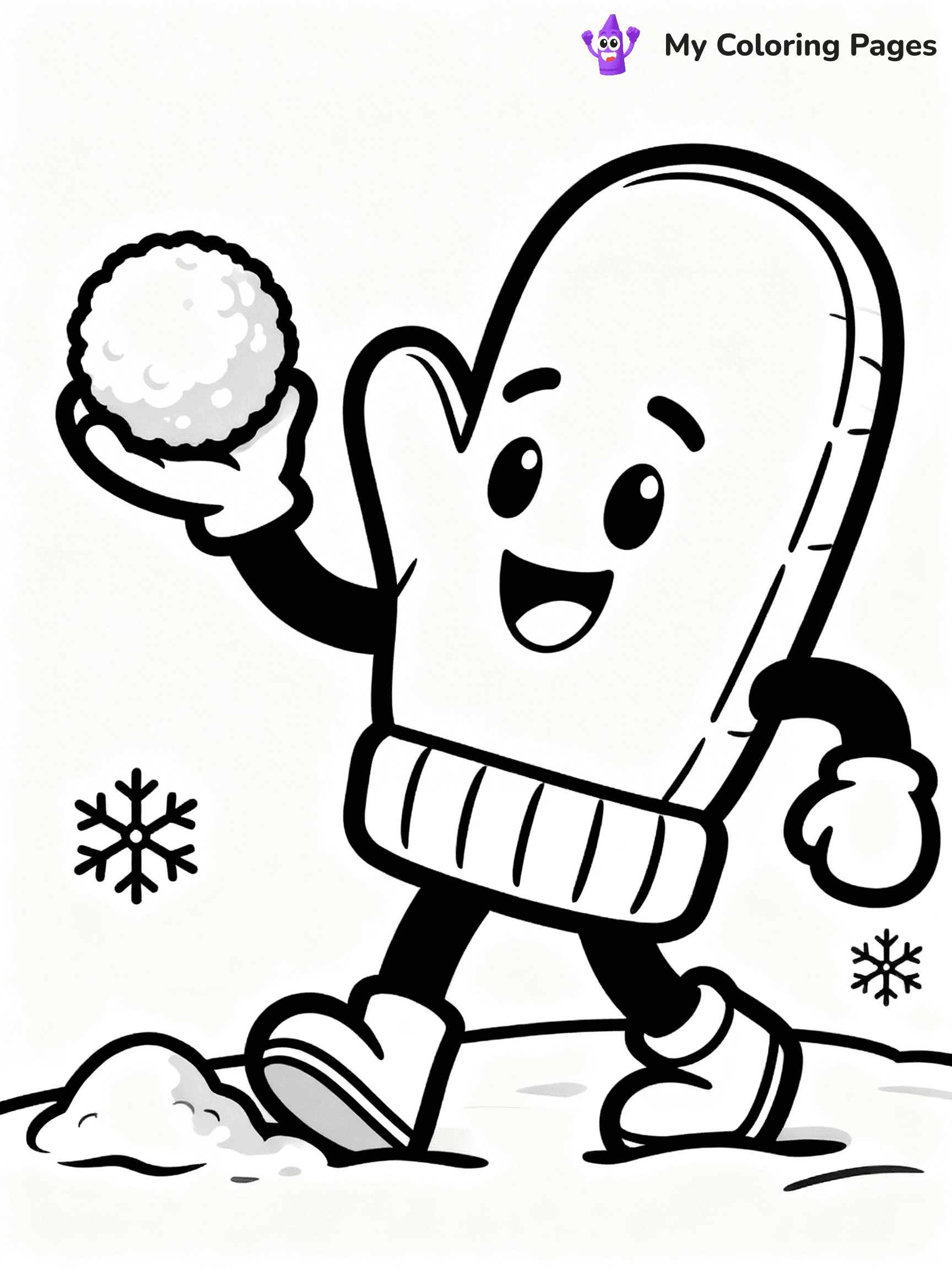 Mitten Coloring Pages - 24