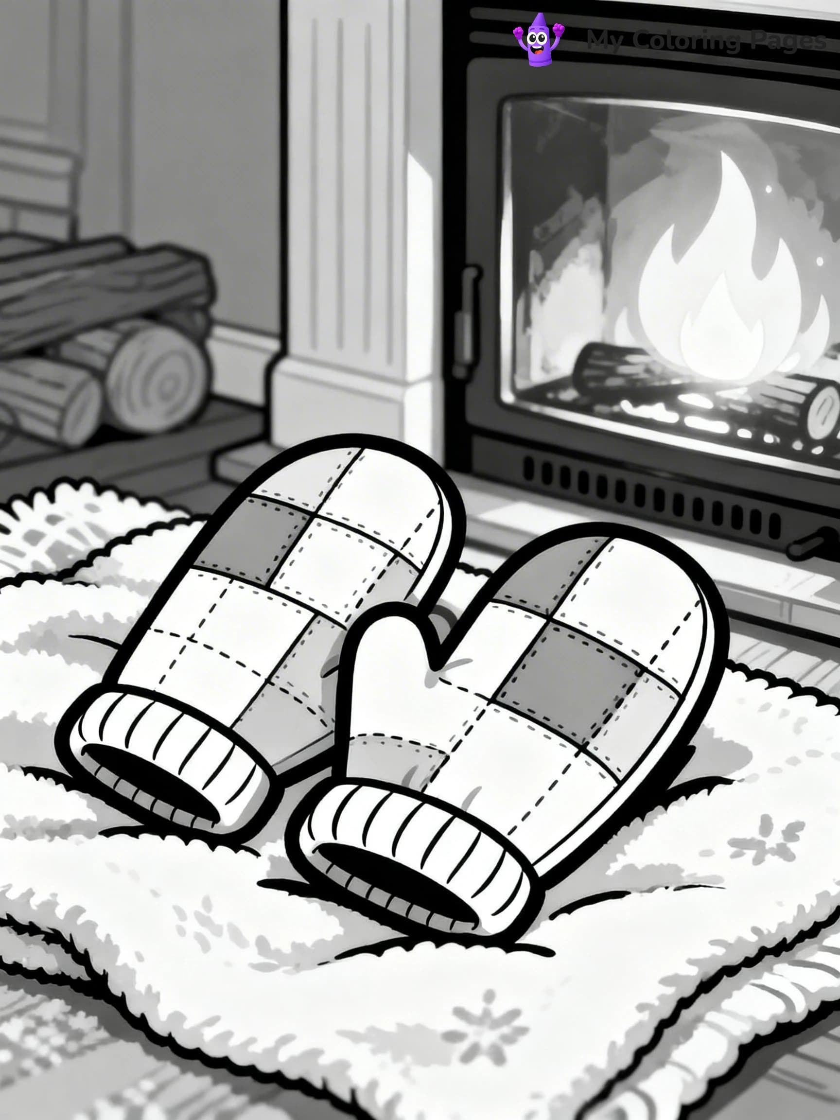 Mitten Coloring Pages - 14
