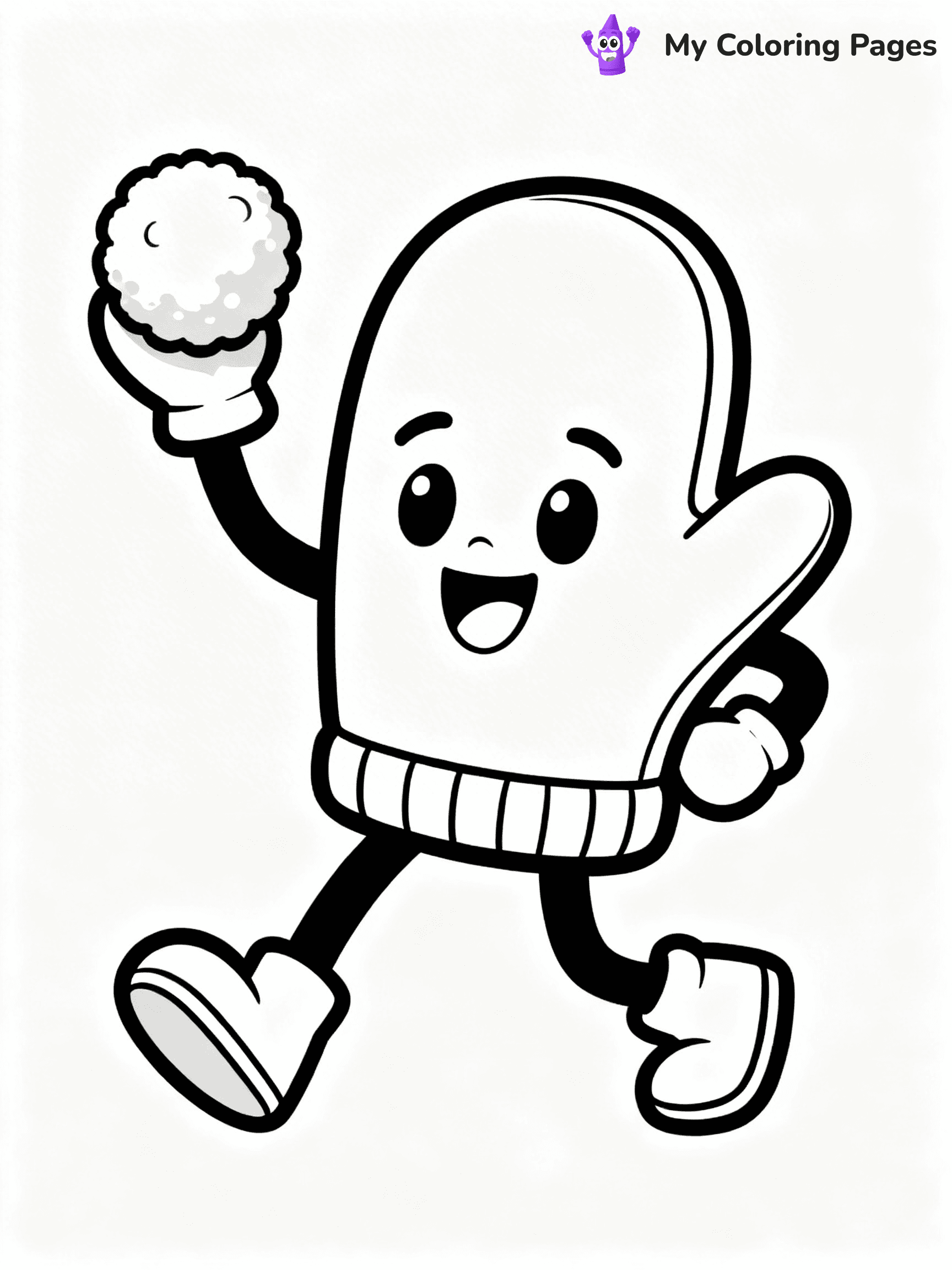 Mitten Coloring Pages - 5