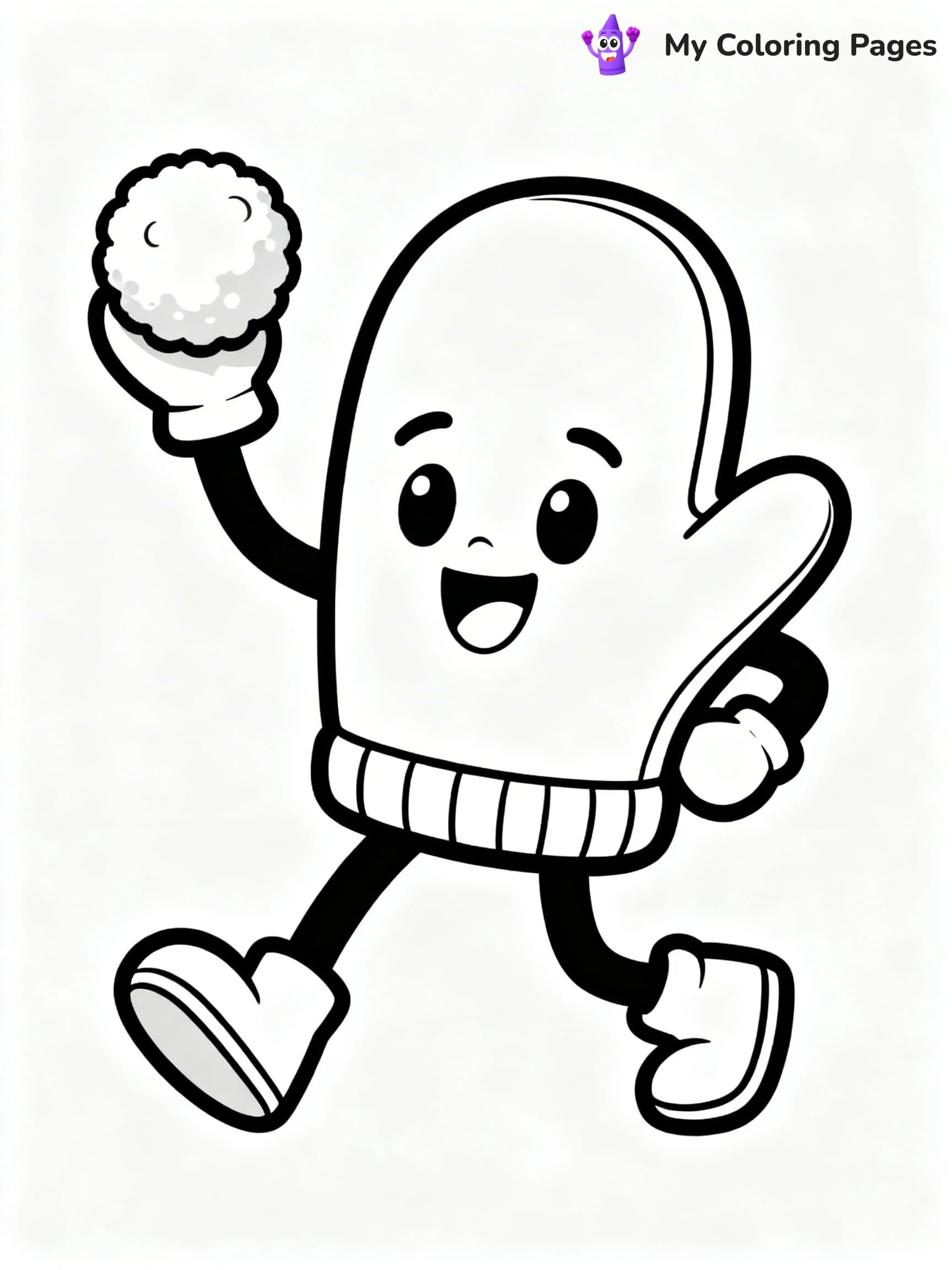 Mitten Coloring Pages - 5