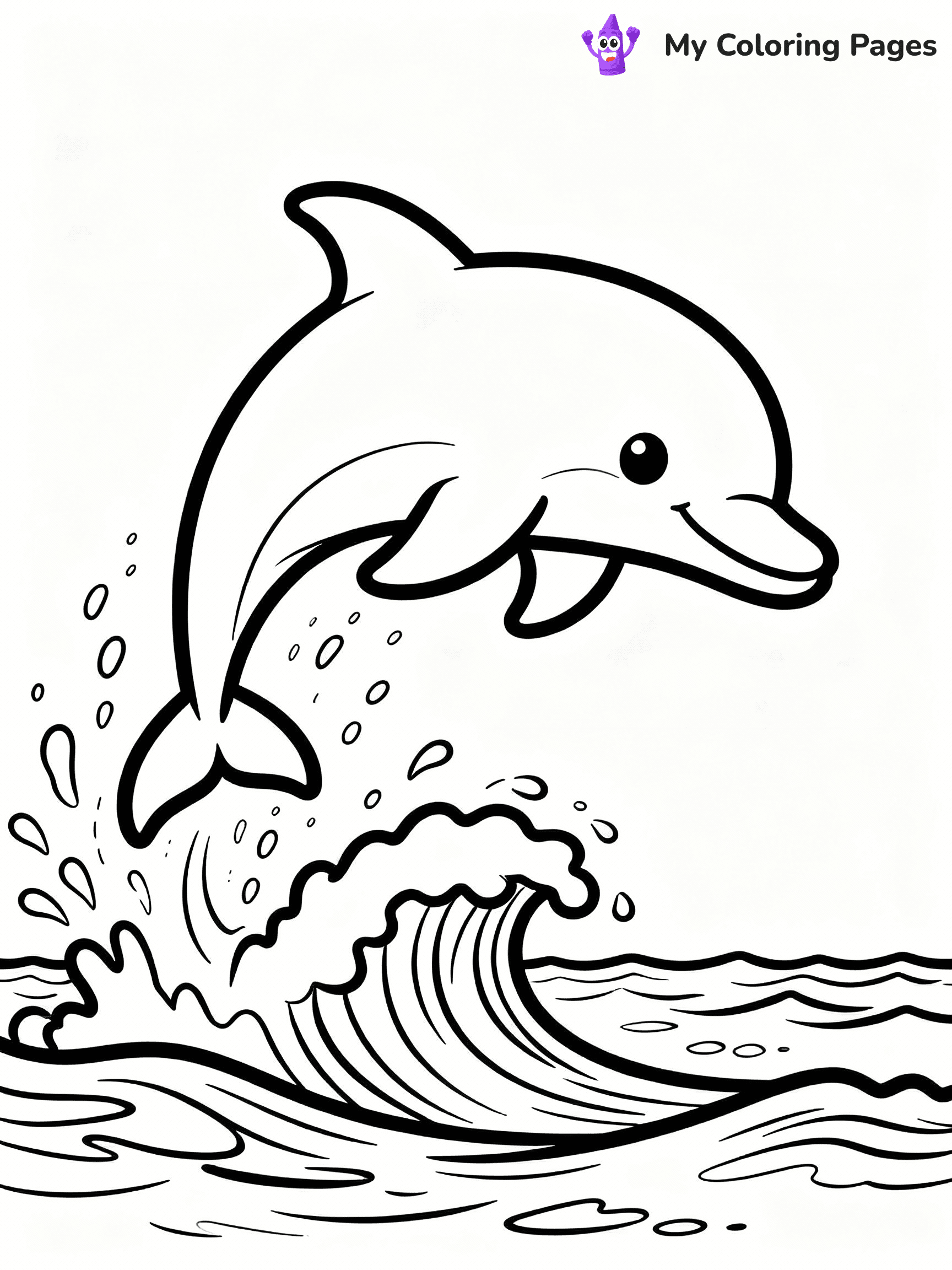Dolphin Coloring Pages - 40
