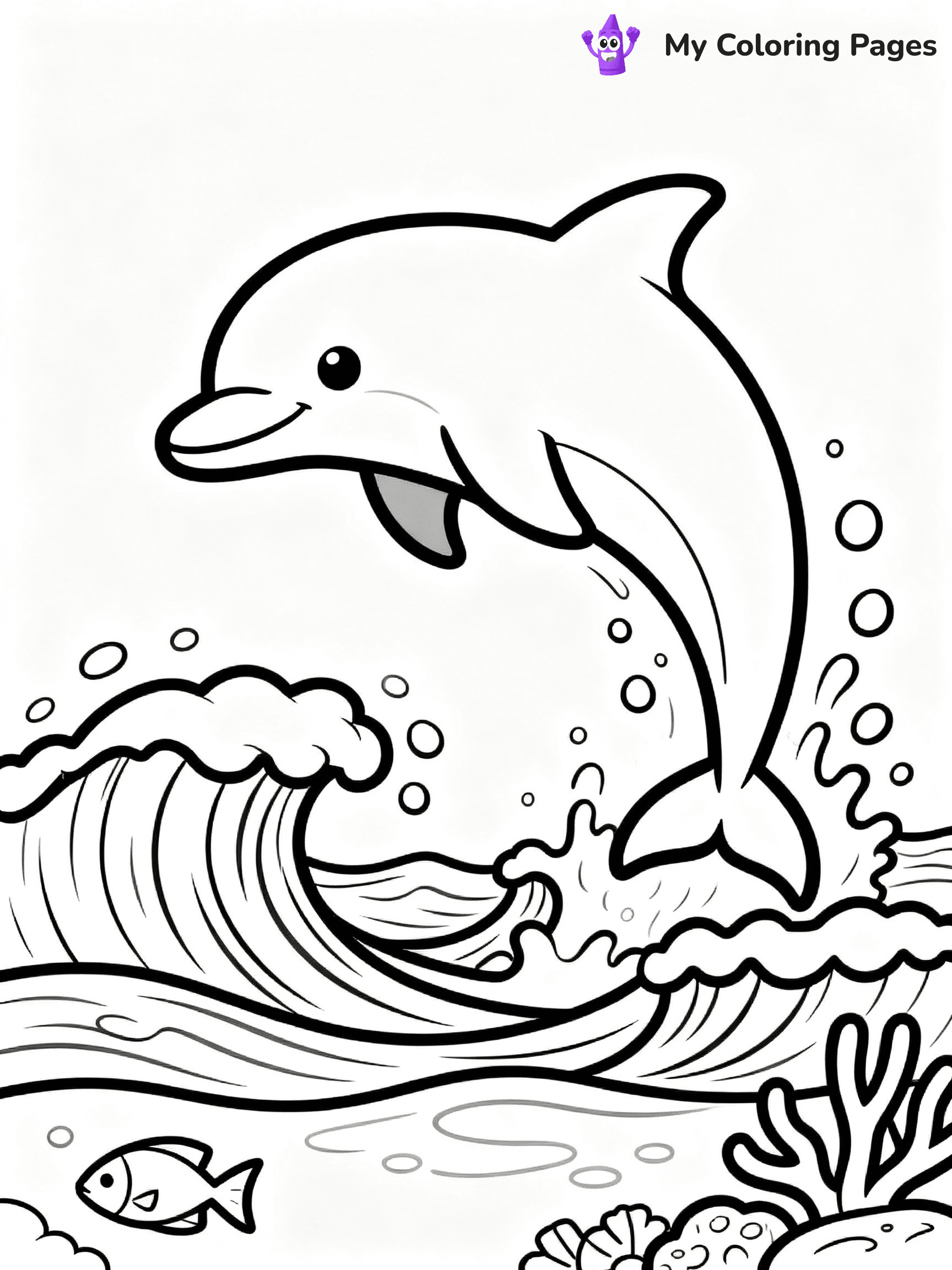 Dolphin Coloring Pages - 38