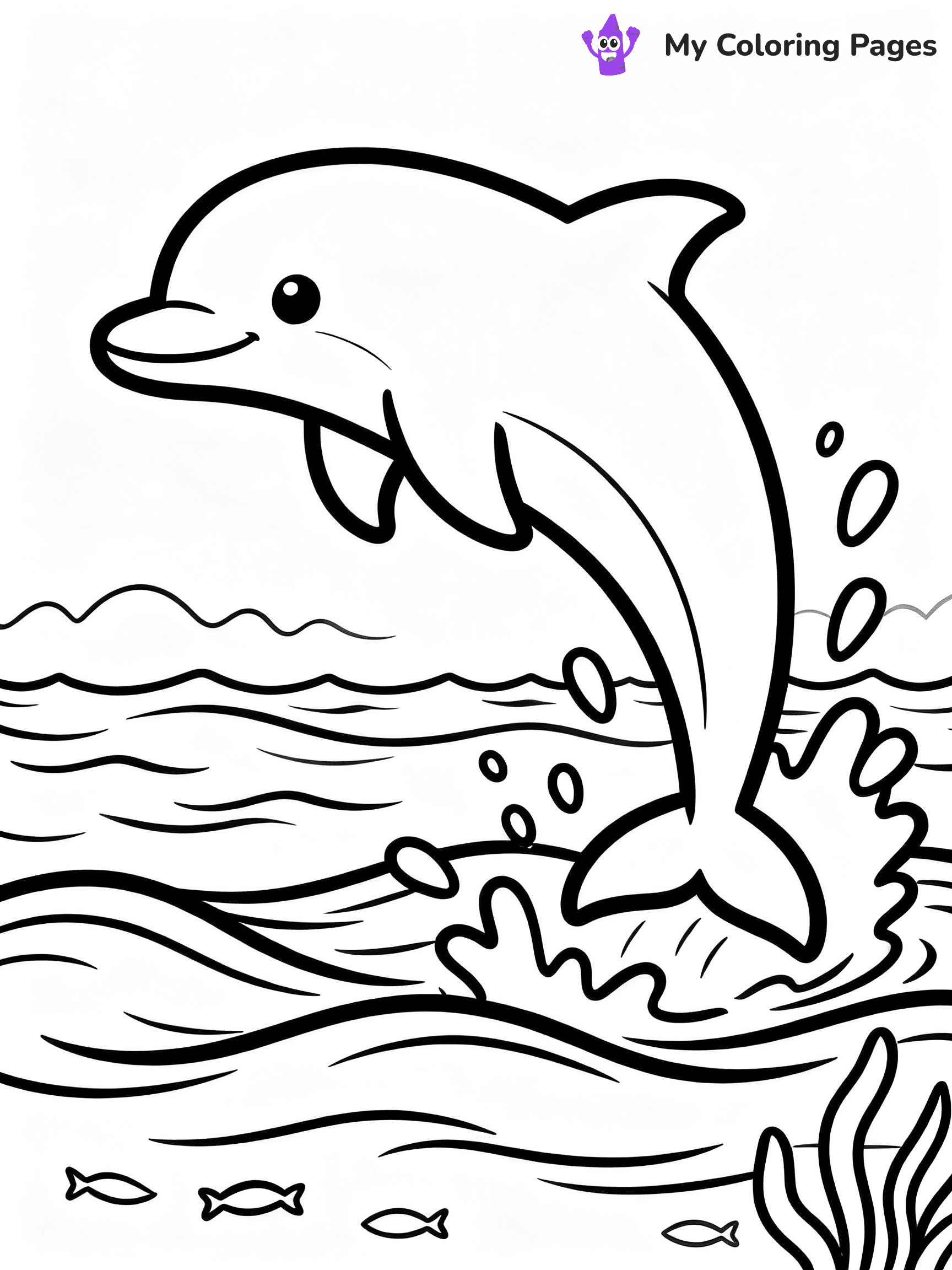 Dolphin Coloring Pages - 37