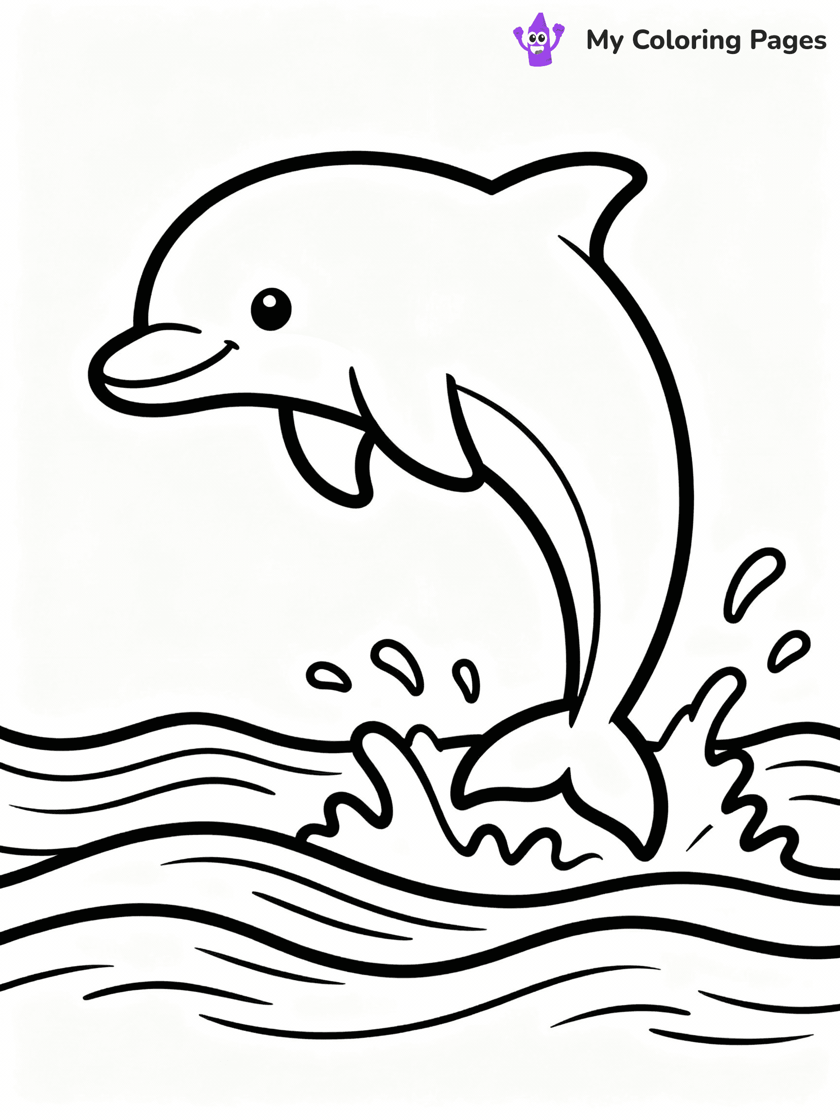 Dolphin Coloring Pages - 35