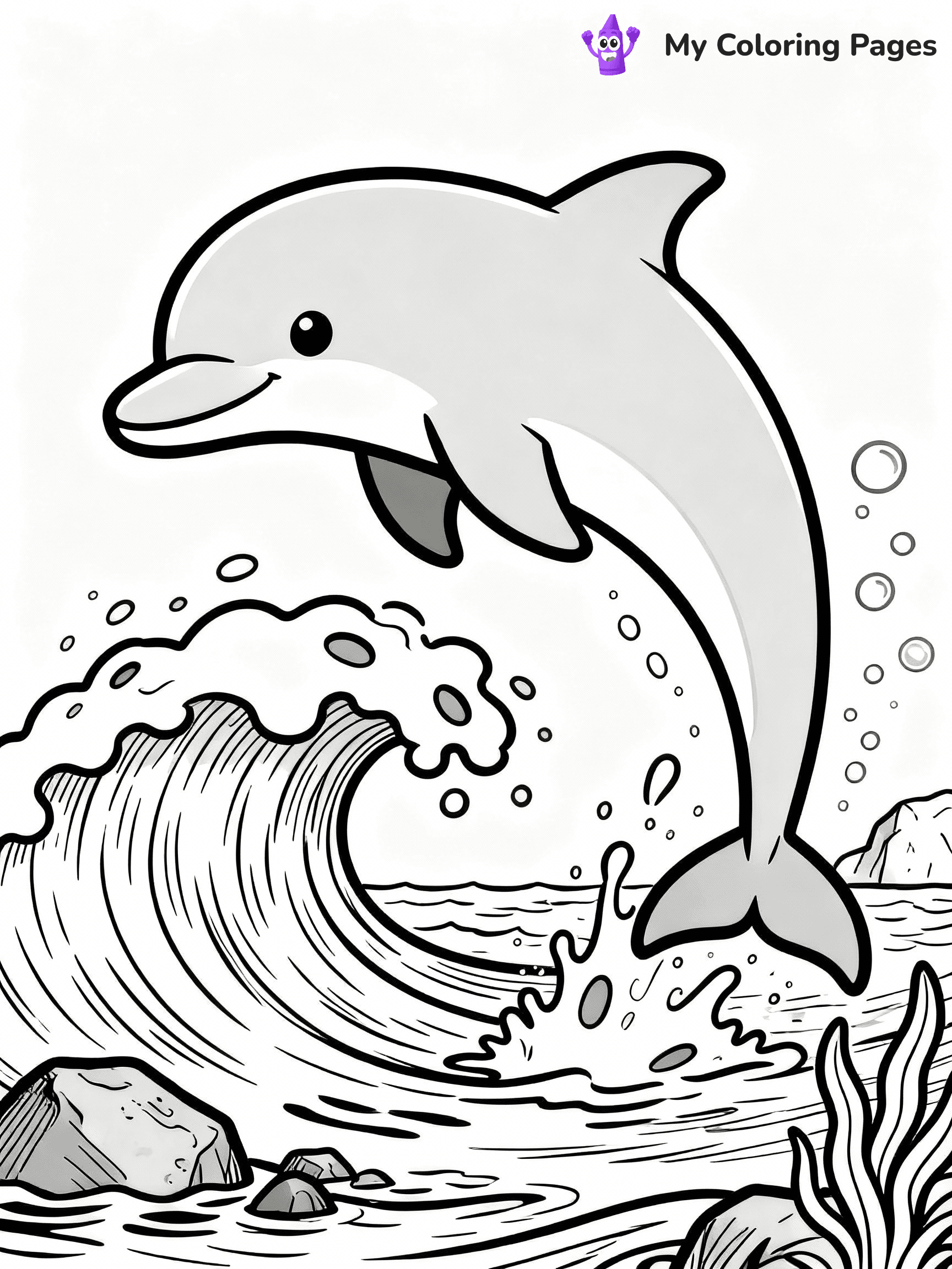 Dolphin Coloring Pages - 32