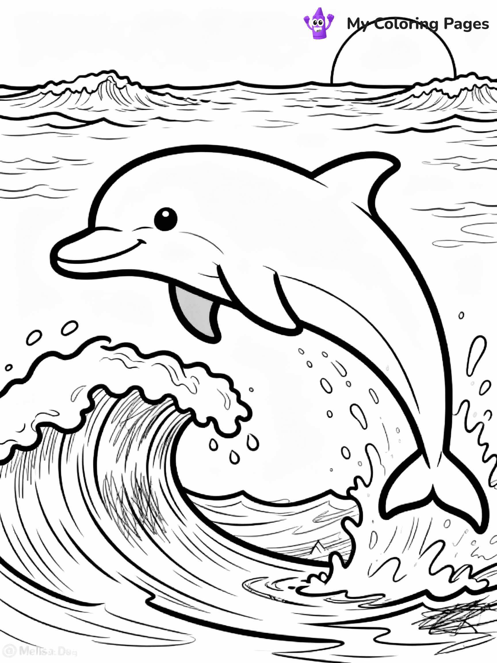 Dolphin Coloring Pages - 31