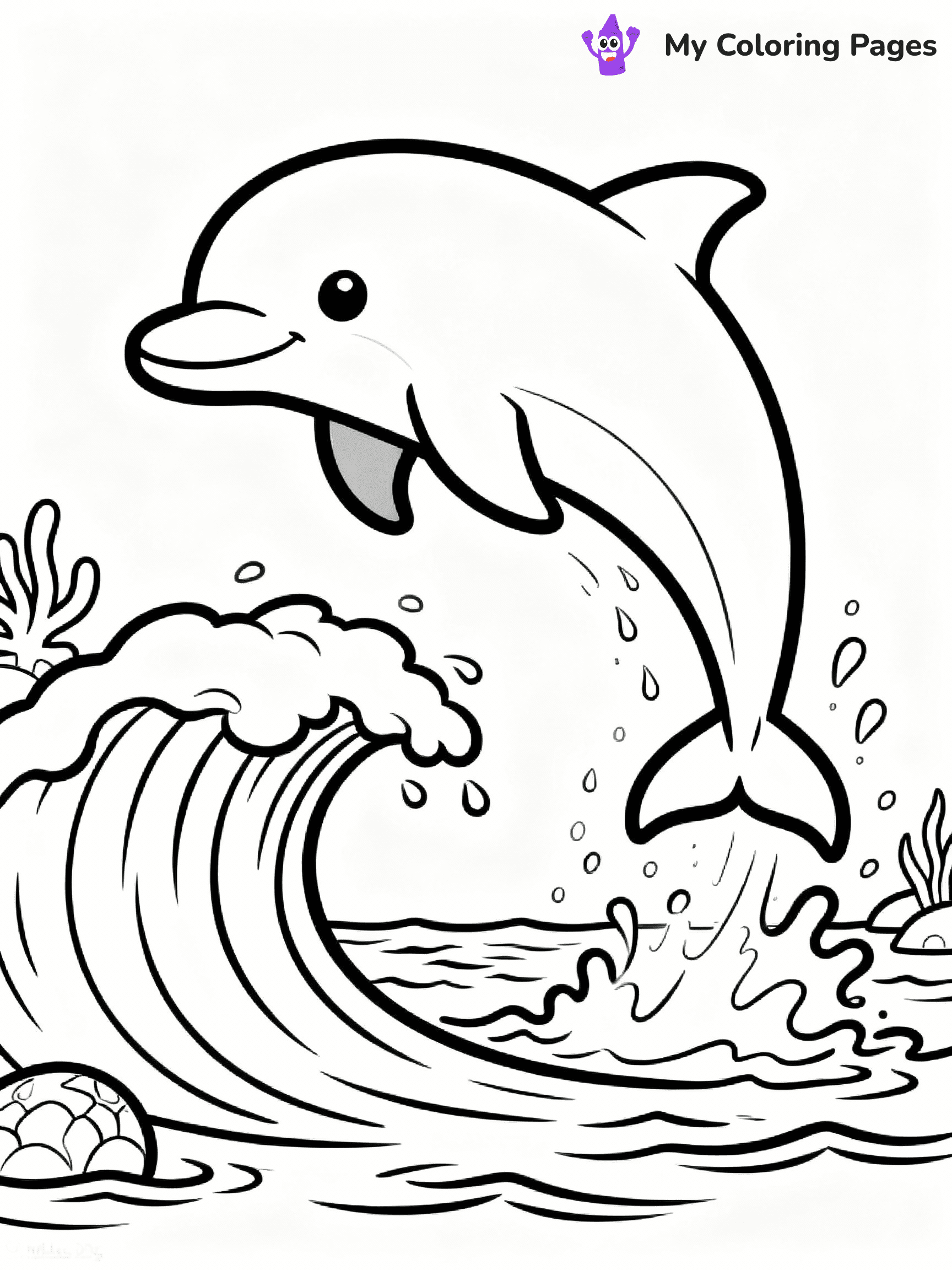 Dolphin Coloring Pages - 29
