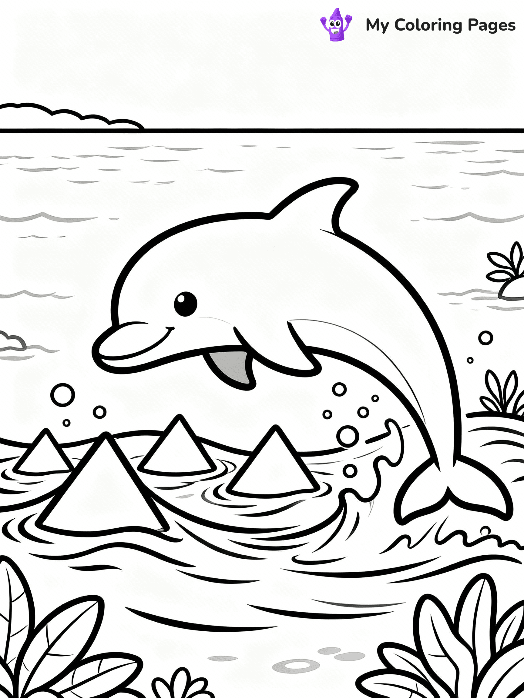 Dolphin Coloring Pages - 28