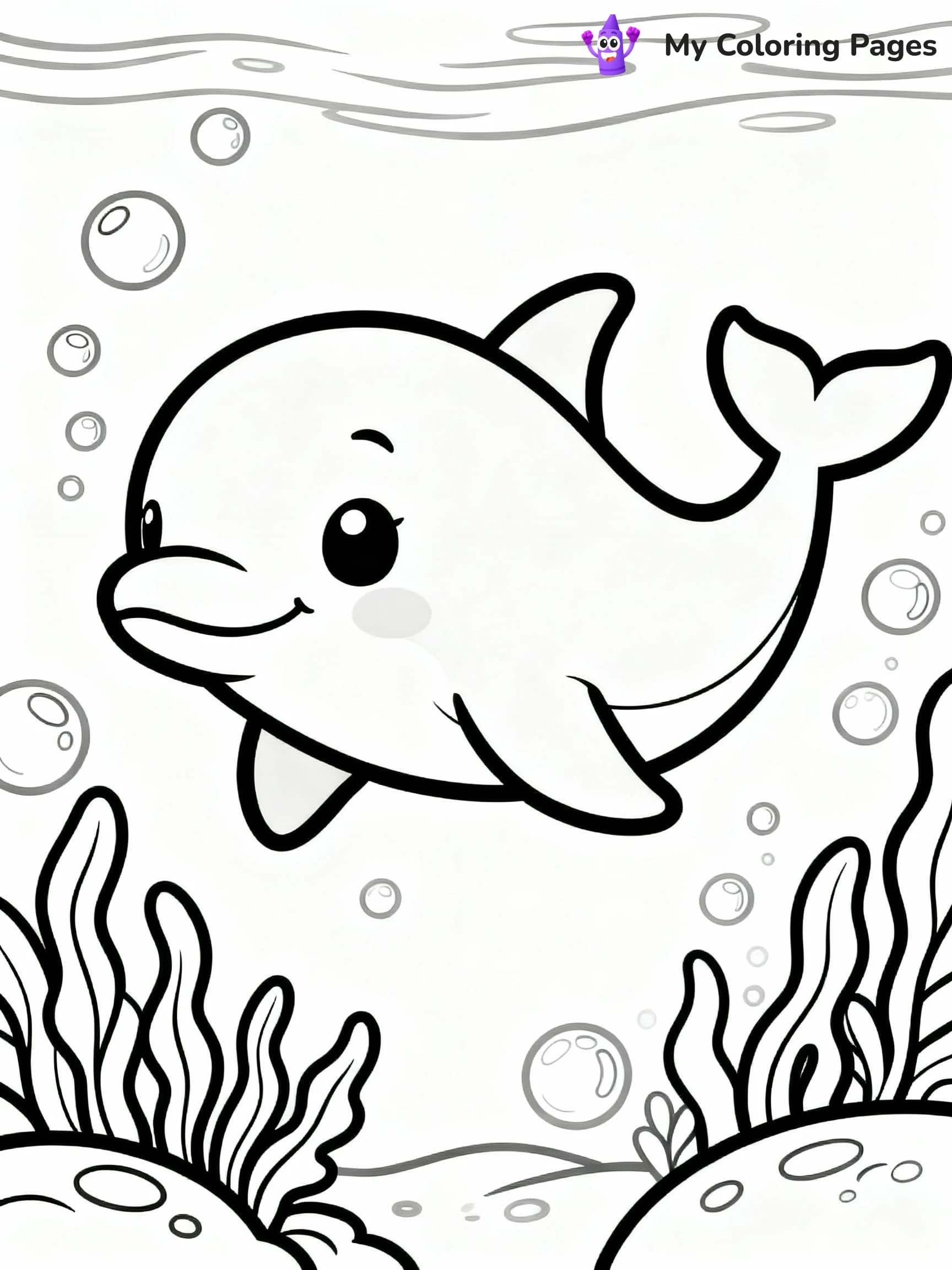 Dolphin Coloring Pages - 24