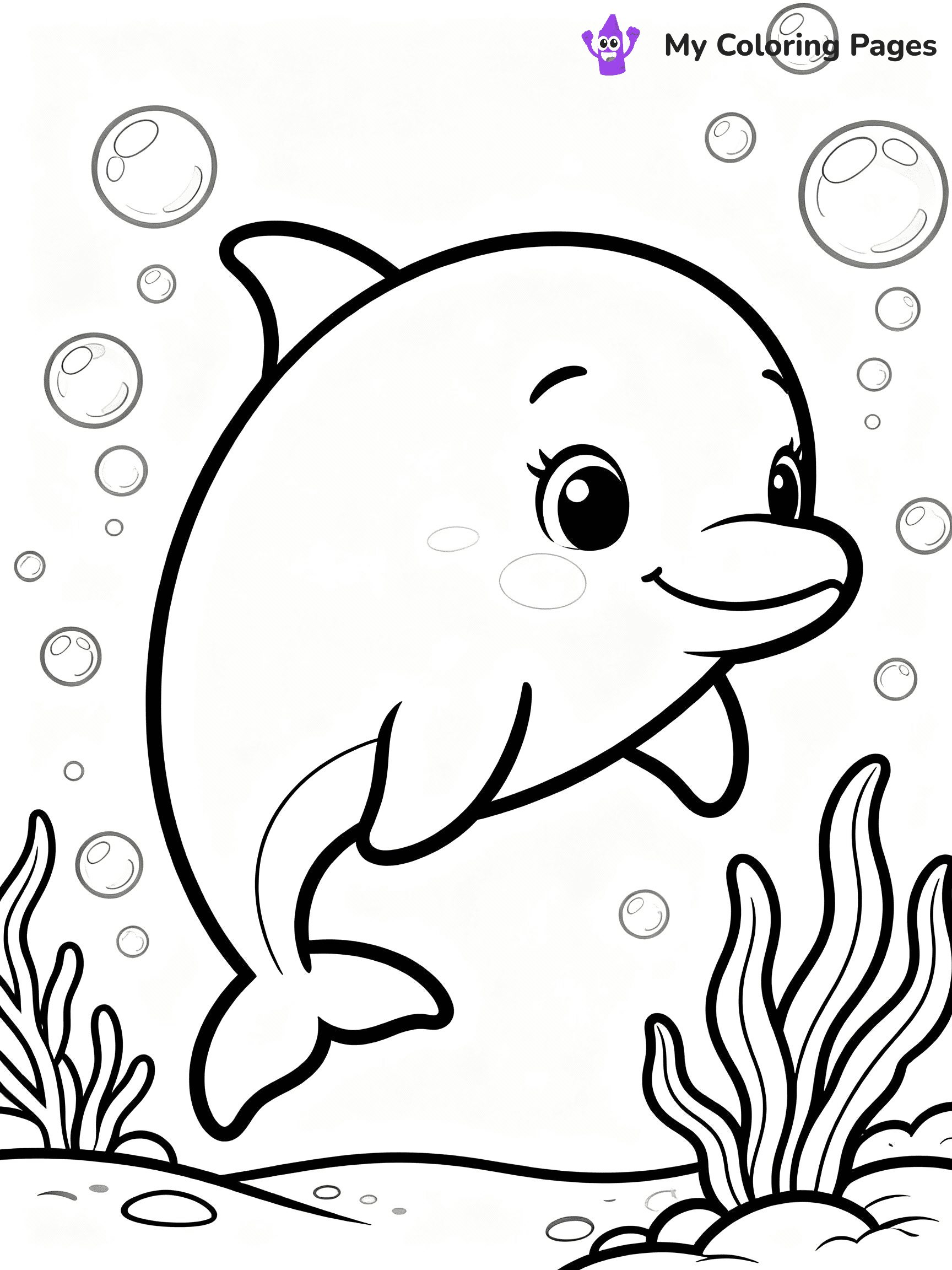 Dolphin Coloring Pages - 22