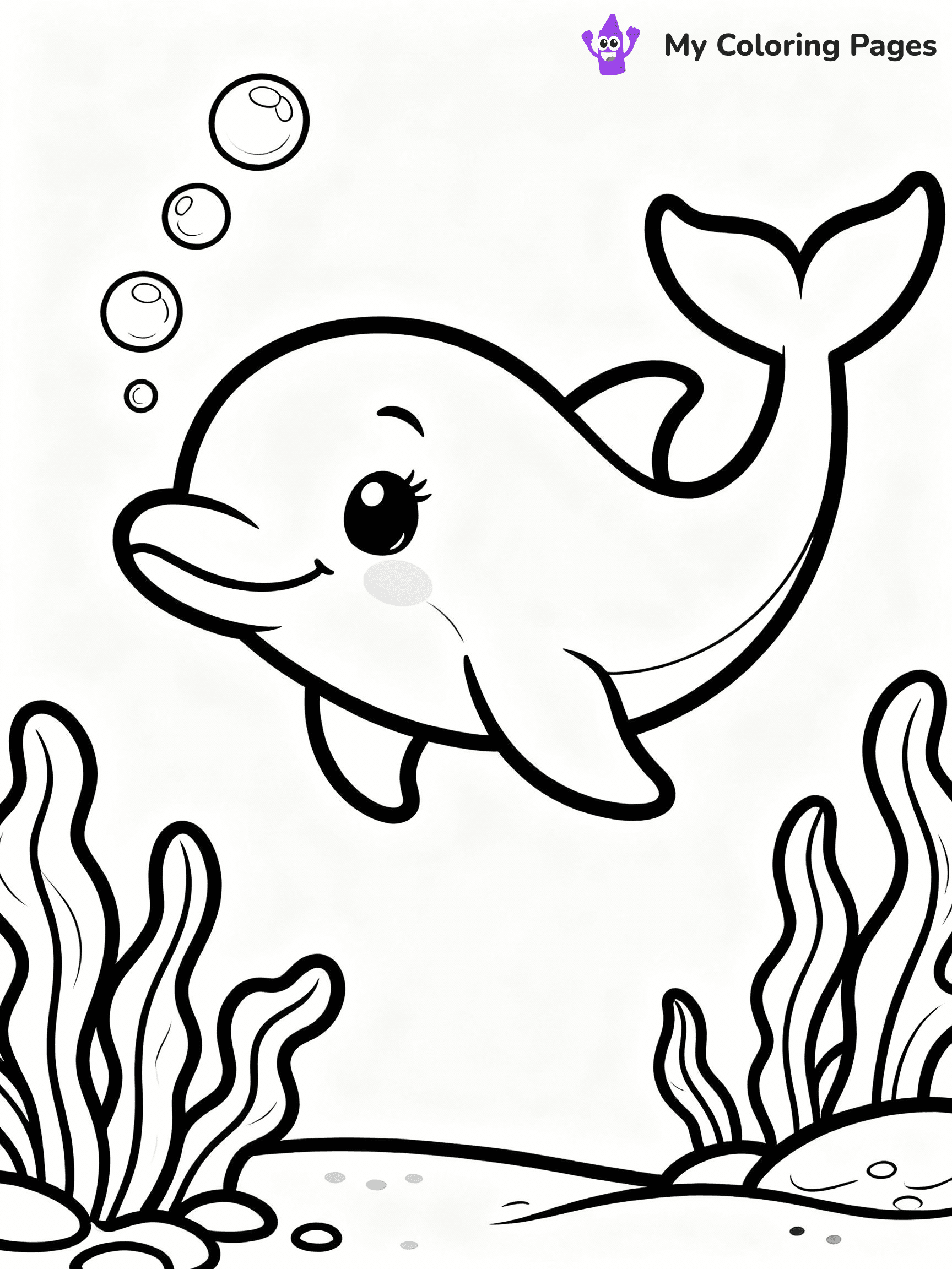Dolphin Coloring Pages - 21