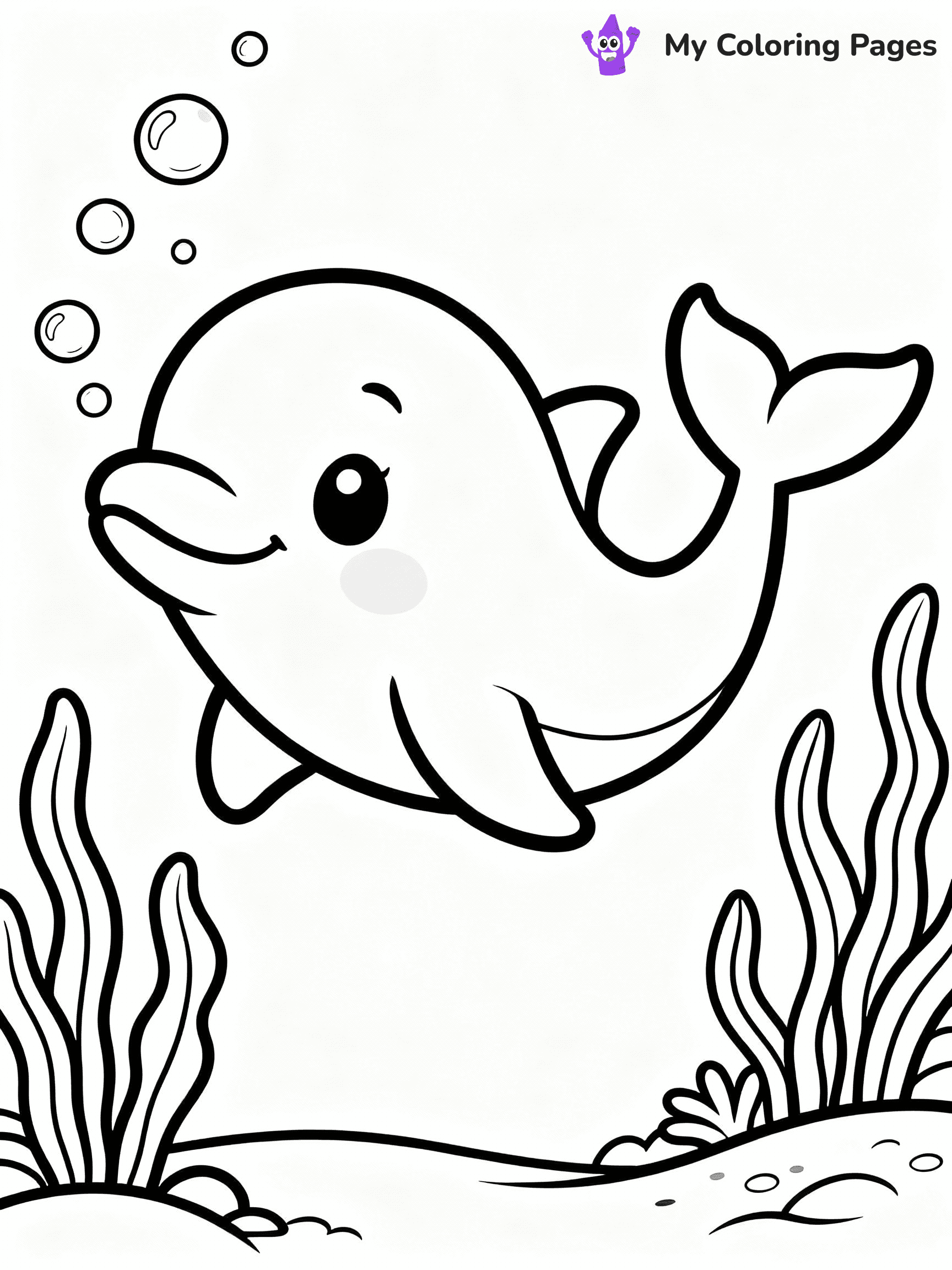 Dolphin Coloring Pages - 20