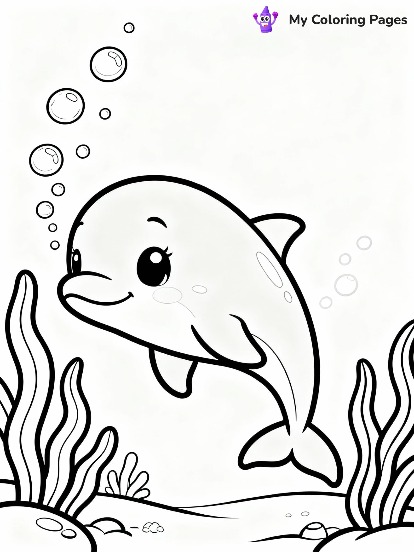 Dolphin Coloring Pages - 19