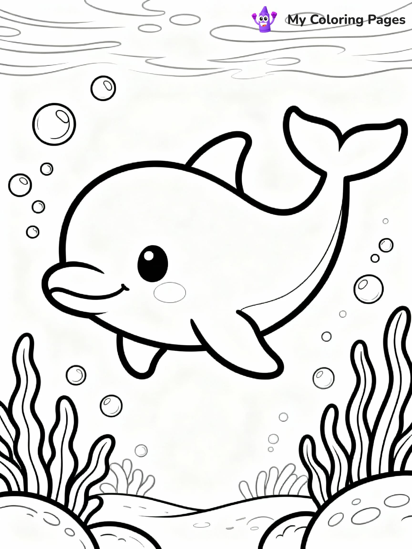 Dolphin Coloring Pages - 18