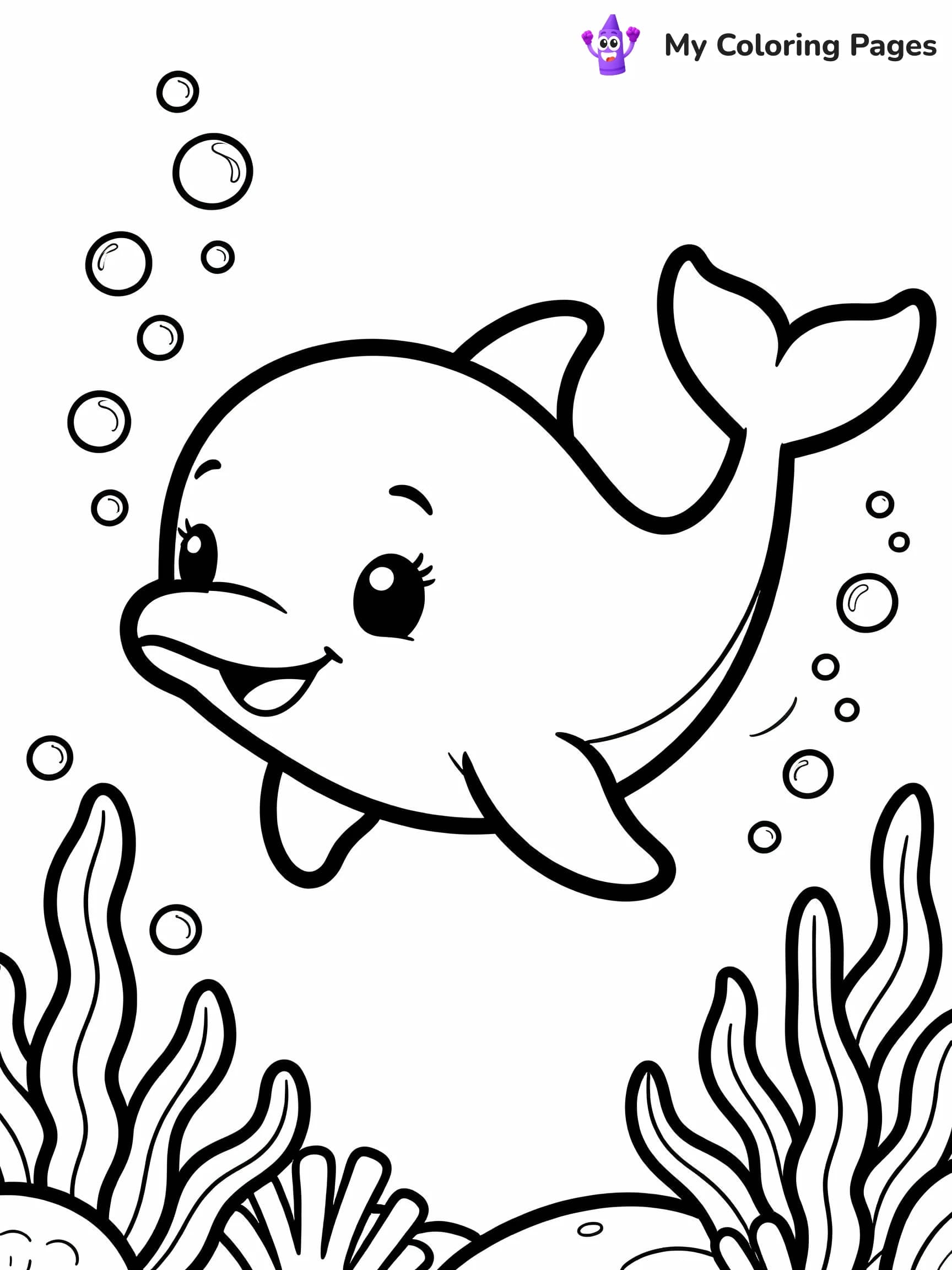 Dolphin Coloring Pages - 16