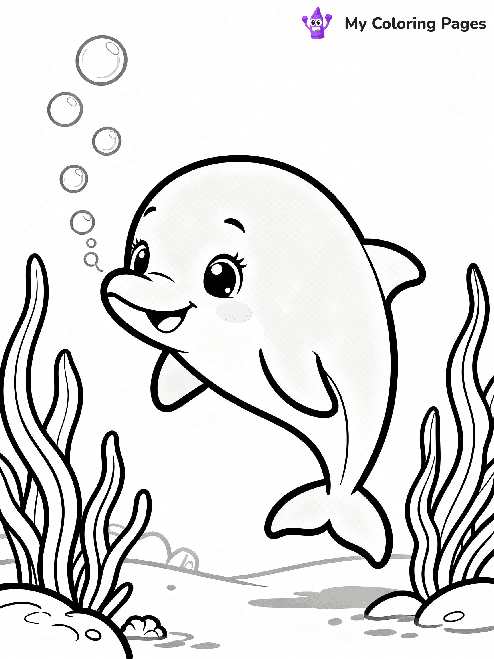 Dolphin Coloring Pages - 15