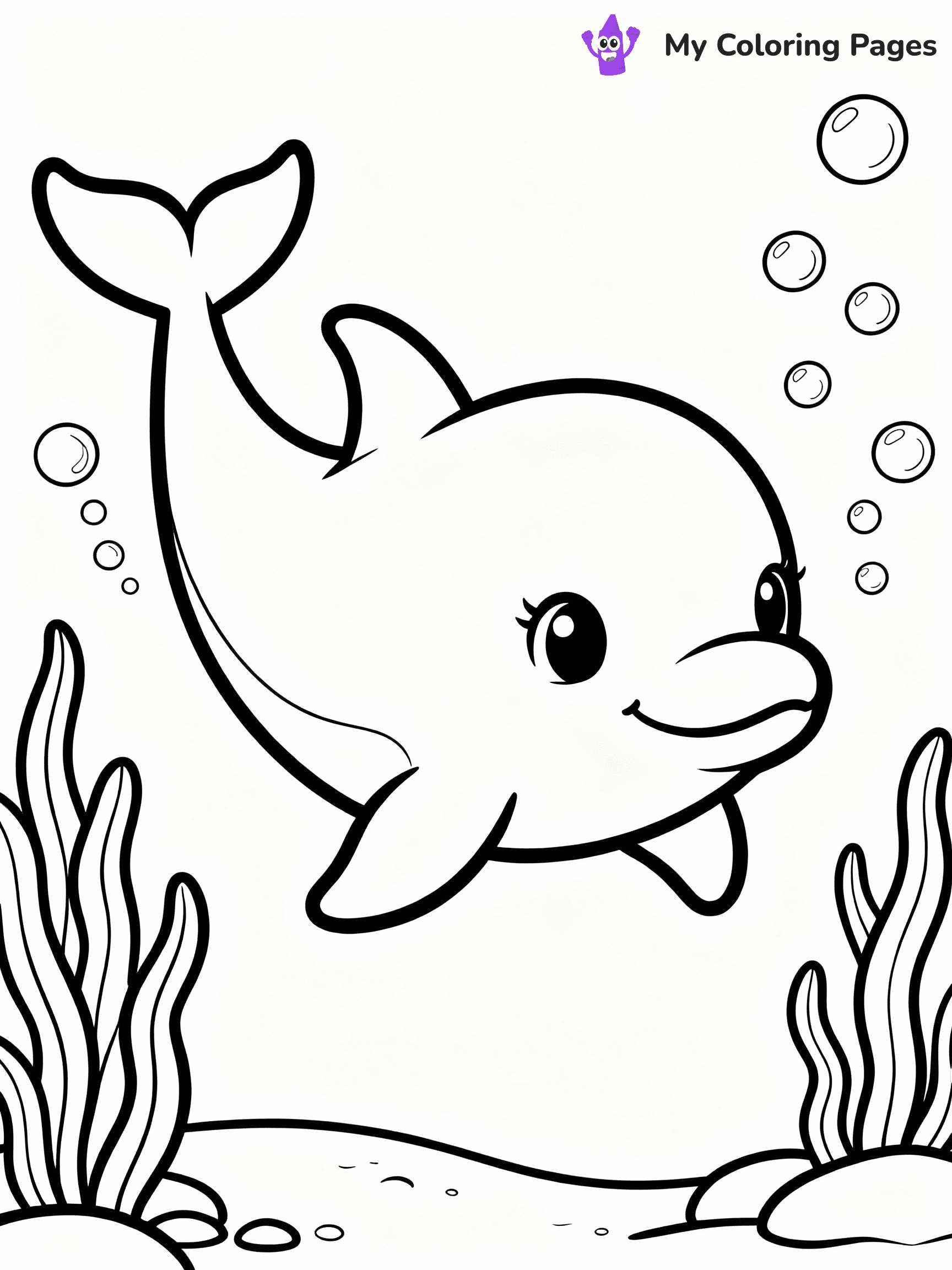 Dolphin Coloring Pages - 13