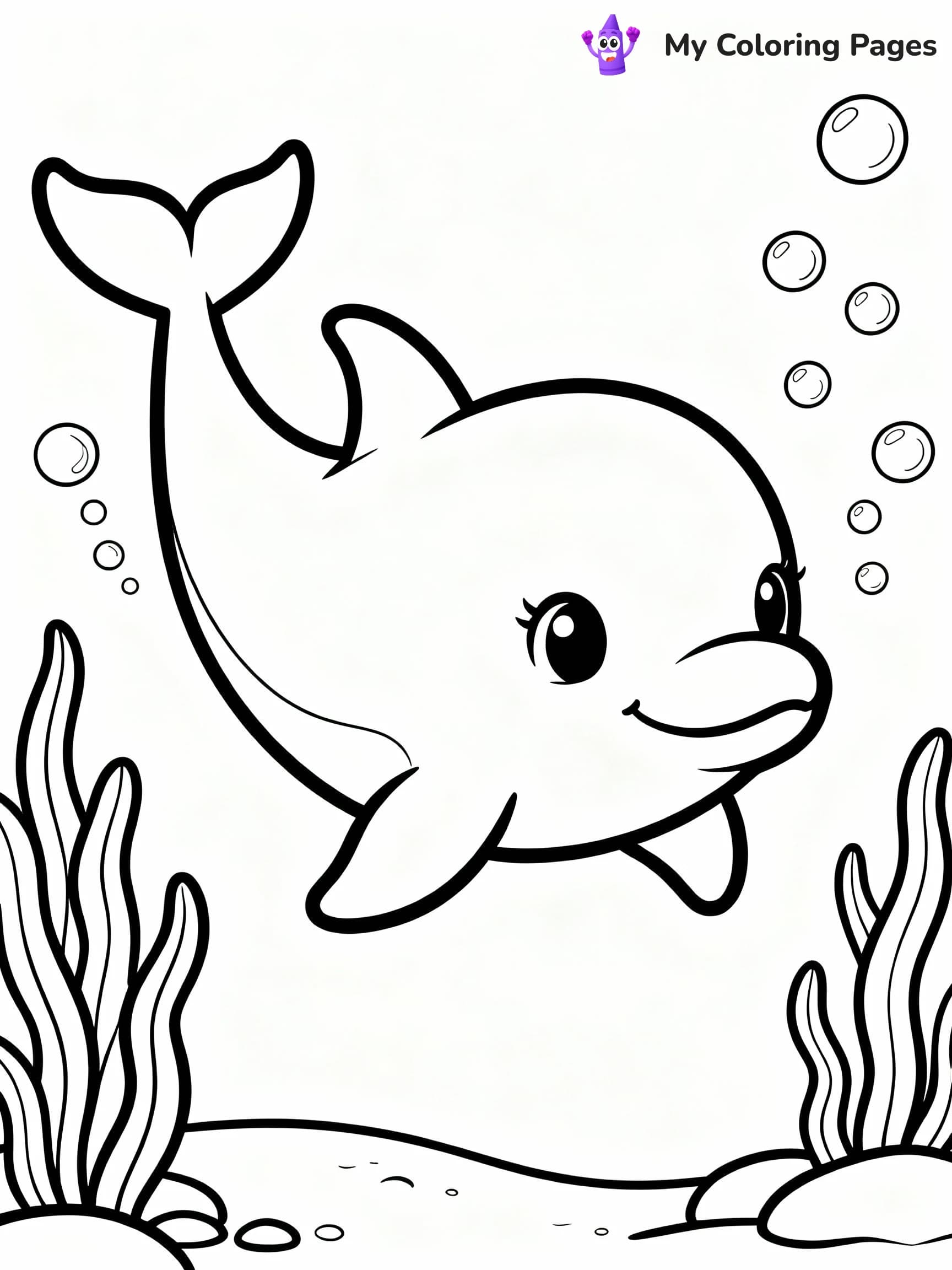 Dolphin Coloring Pages - 13