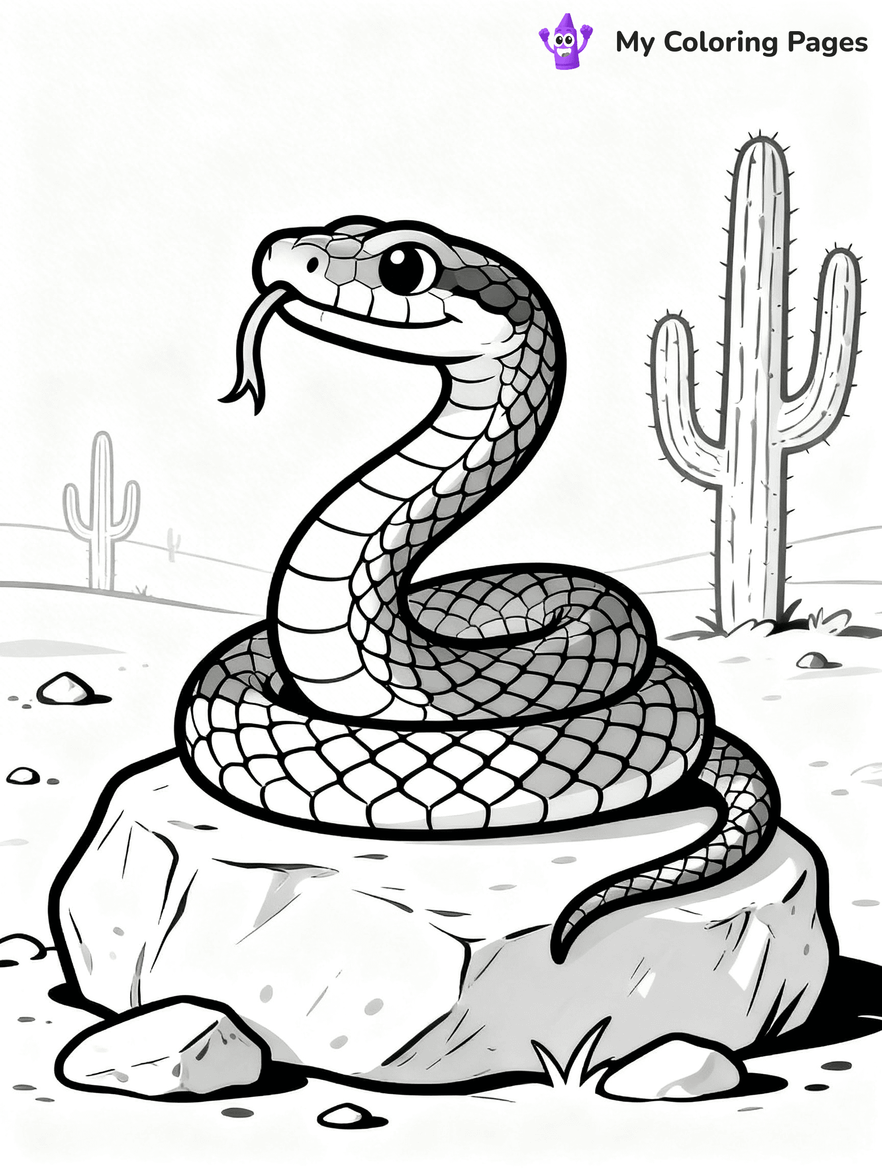 Rattlesnake Coloring Pages - 24