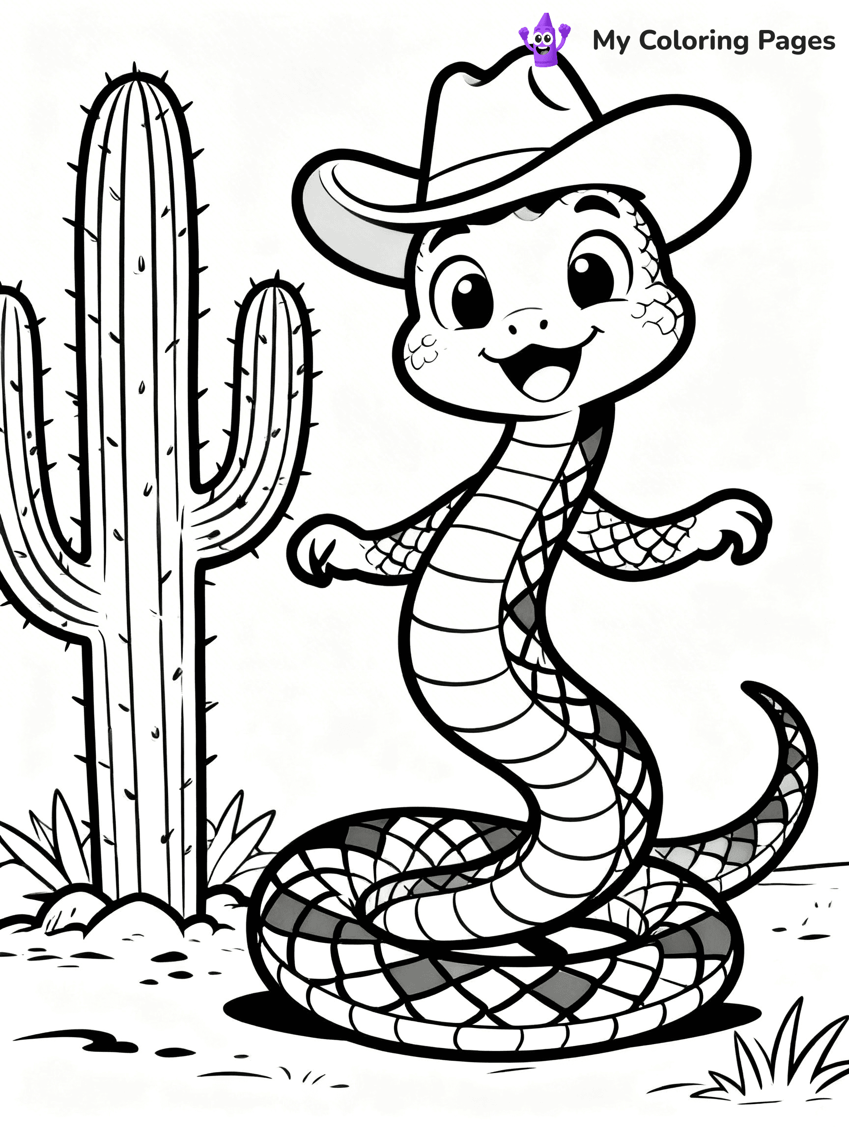 Rattlesnake Coloring Pages - 20