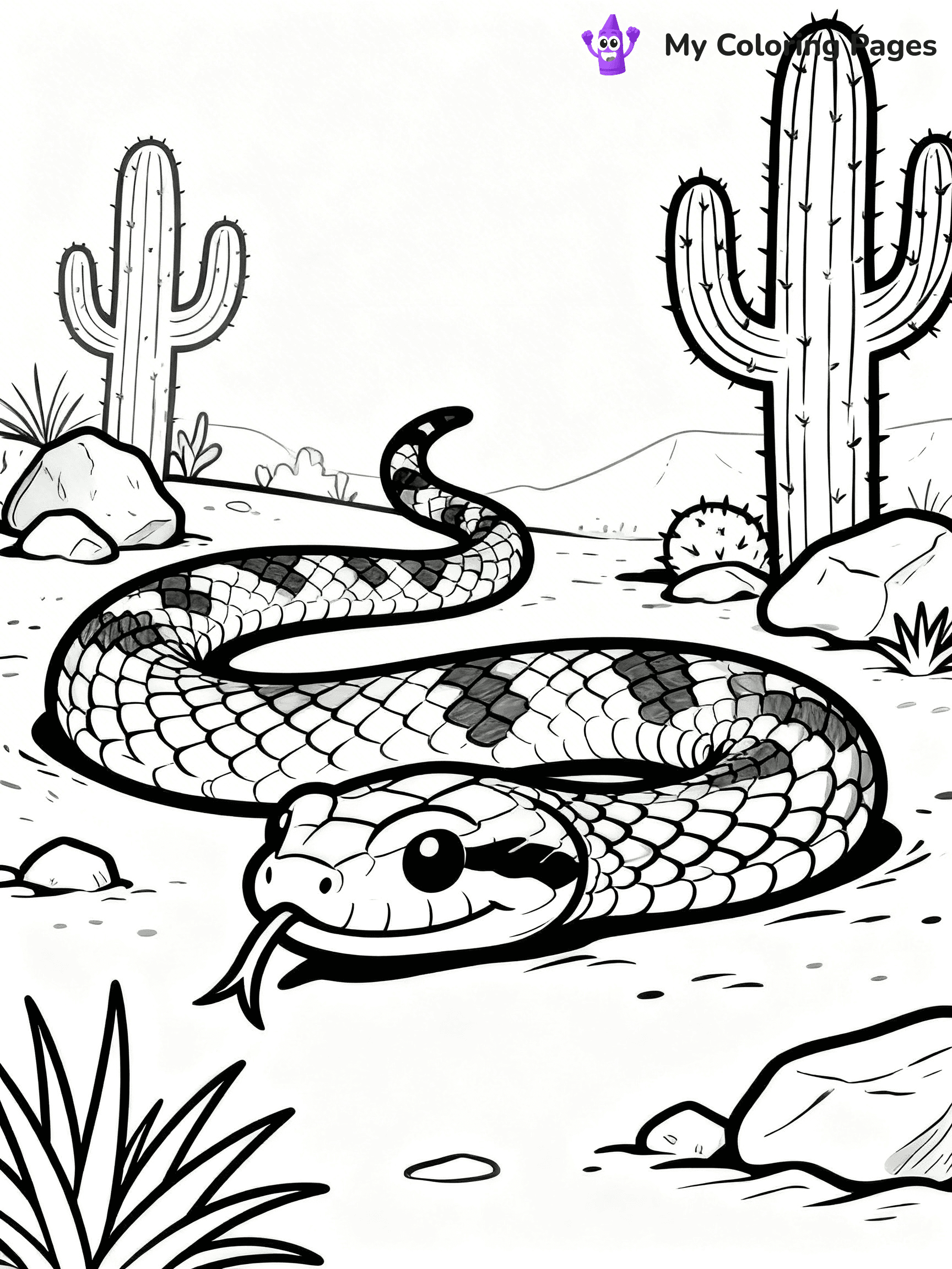 Rattlesnake Coloring Pages - 14
