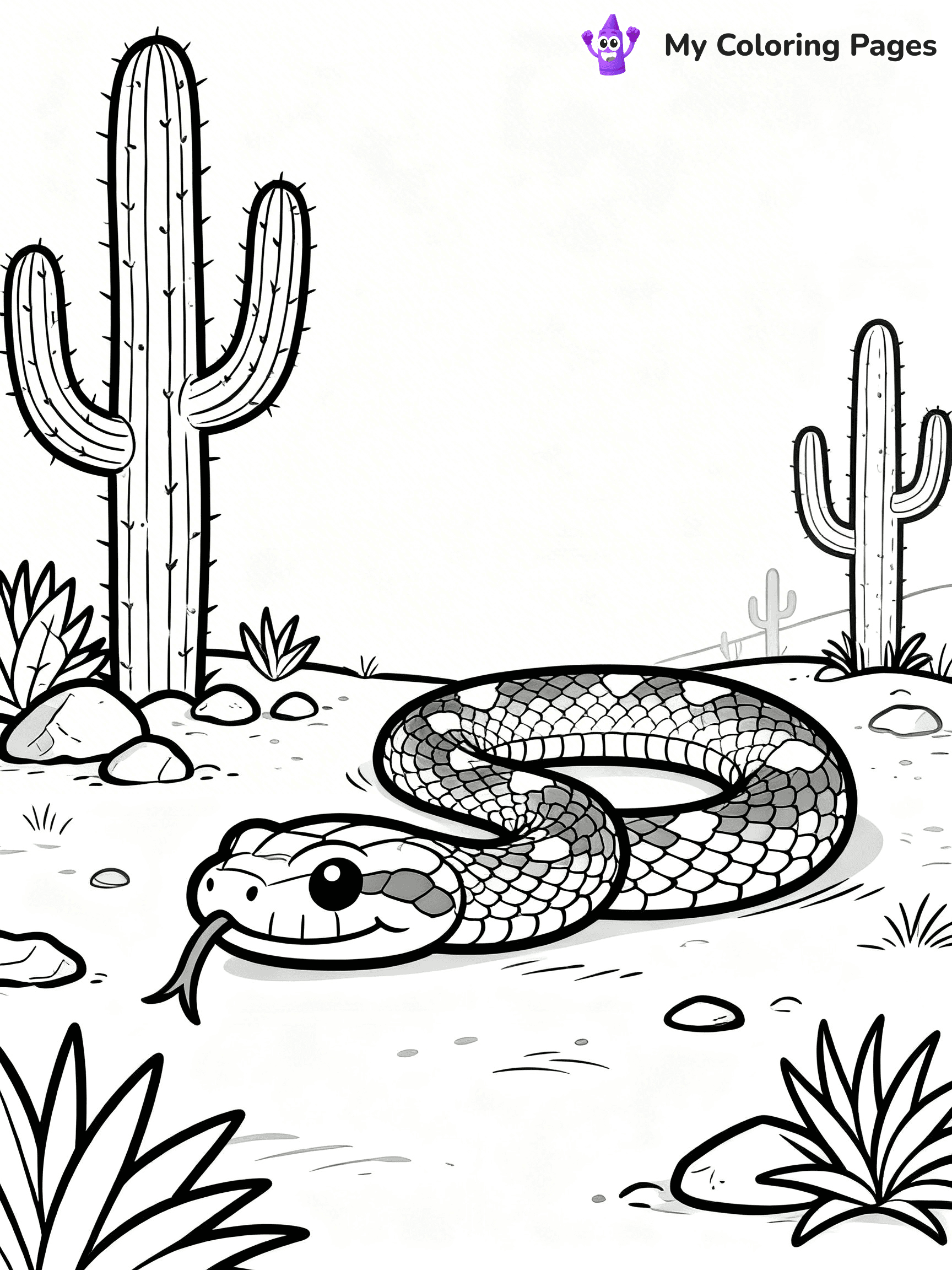 Rattlesnake Coloring Pages - 11