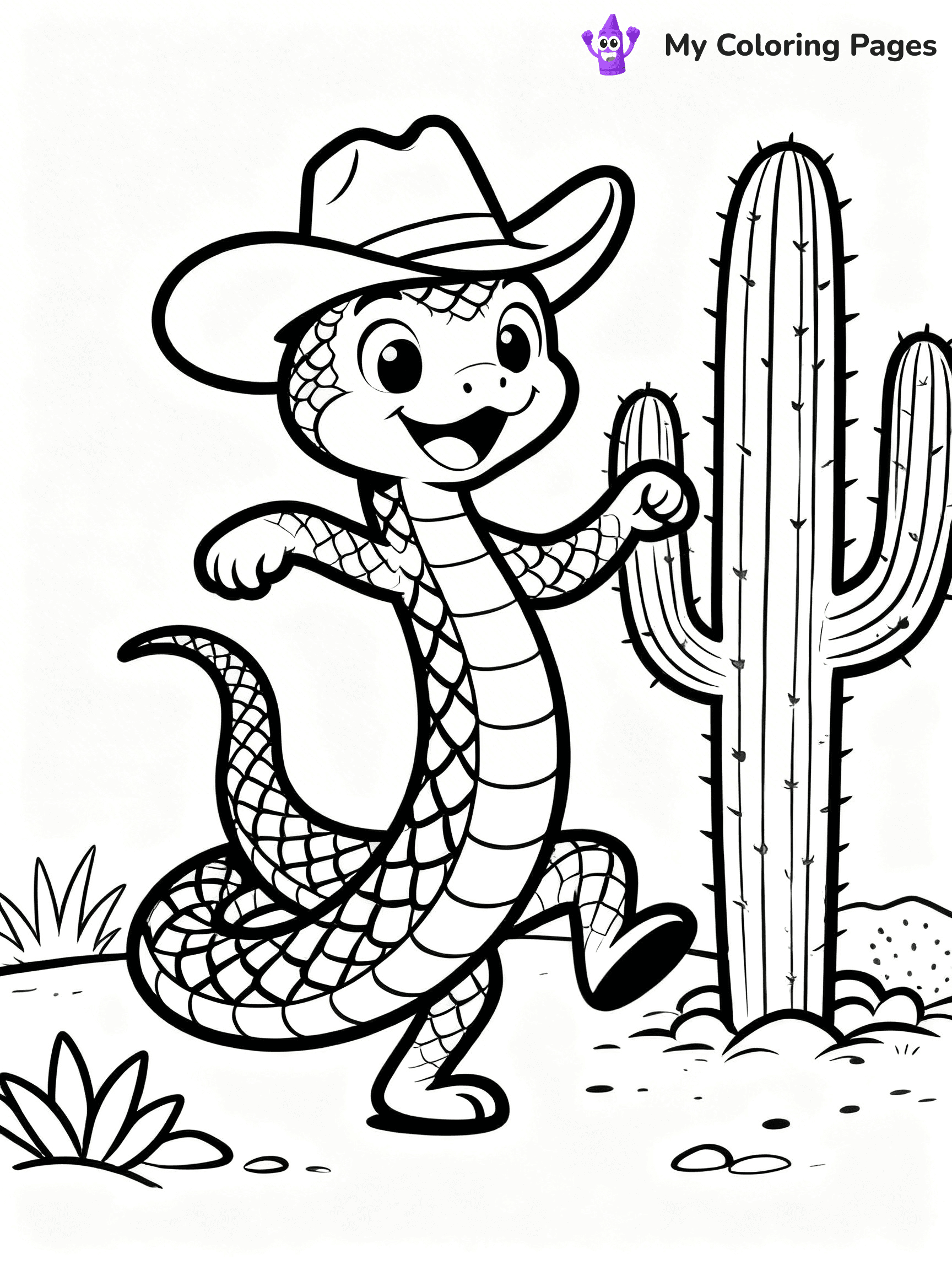 Rattlesnake Coloring Pages - 8