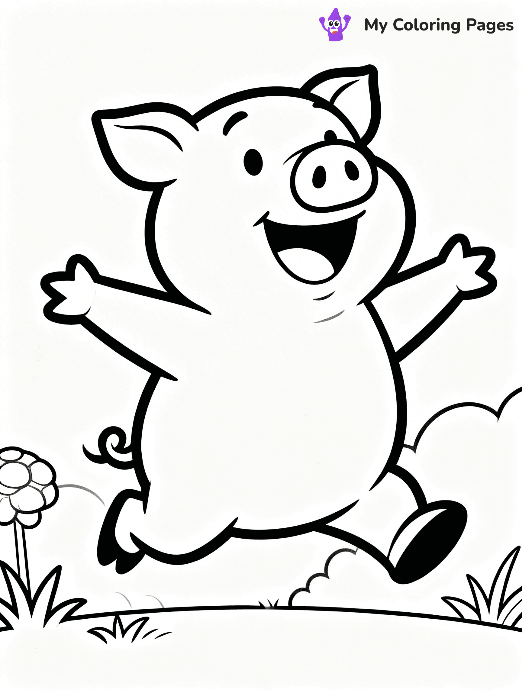 Elephant and Piggie Coloring Pages - 25