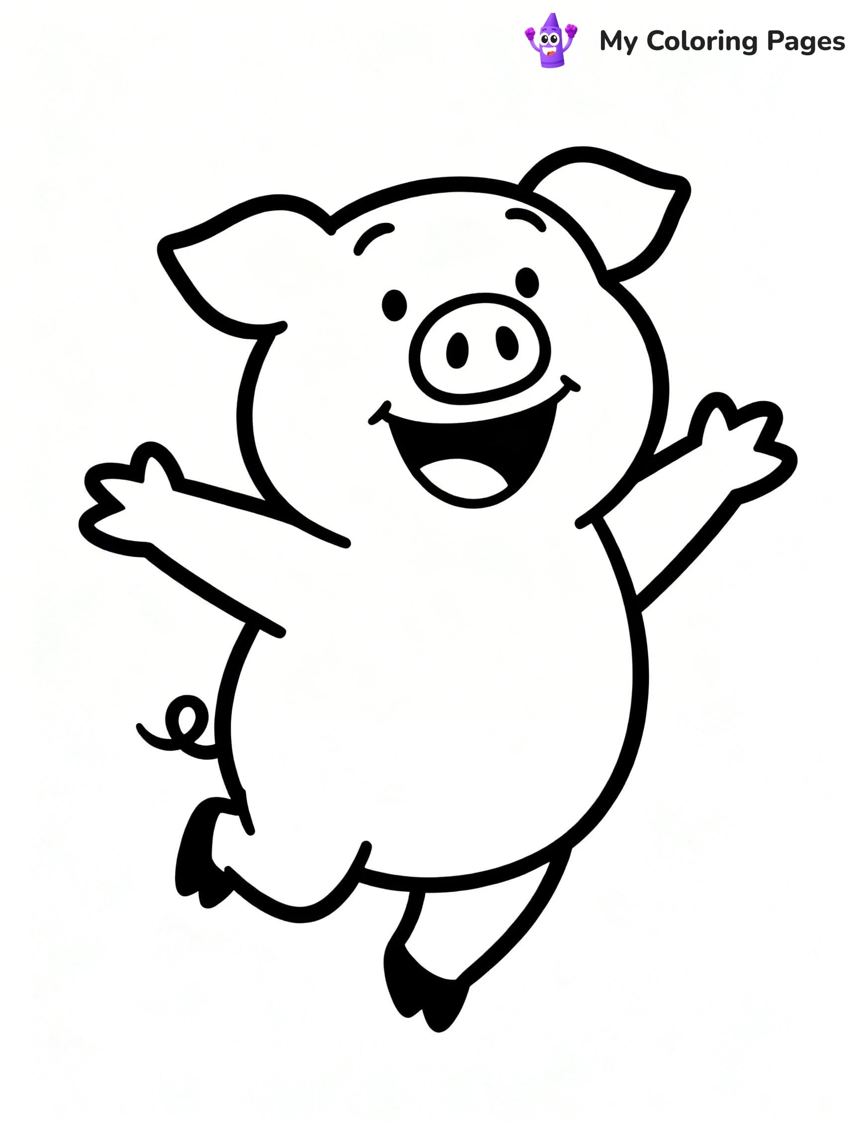 Elephant and Piggie Coloring Pages - 24