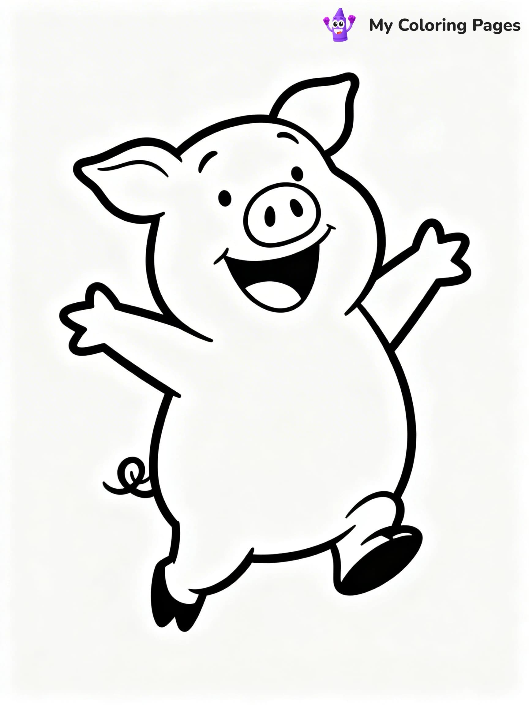 Elephant and Piggie Coloring Pages - 22